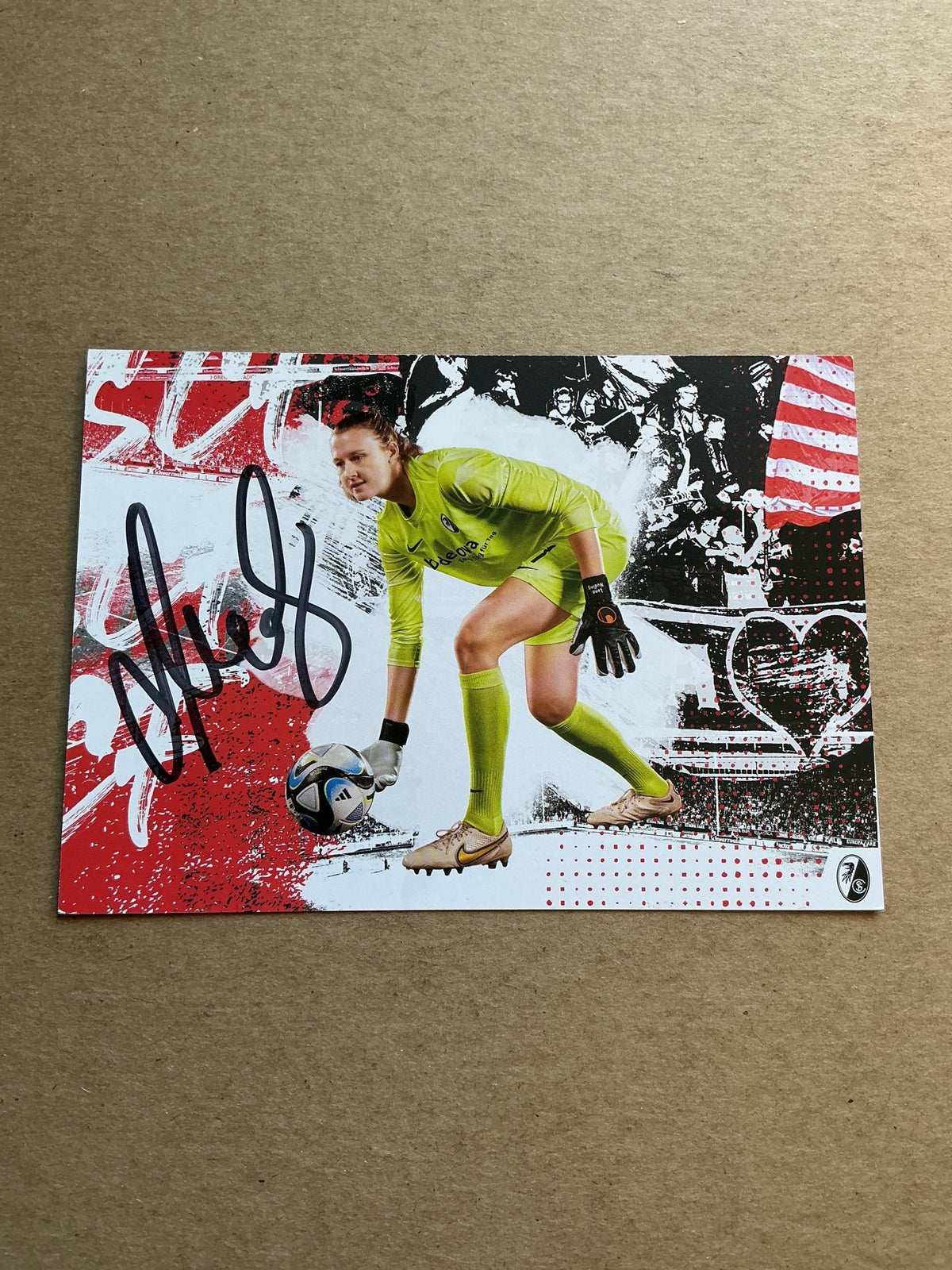 Lena Nuding, Germany 🇩🇪 SC Freiburg 2023/24 hand signed - Autographs-World