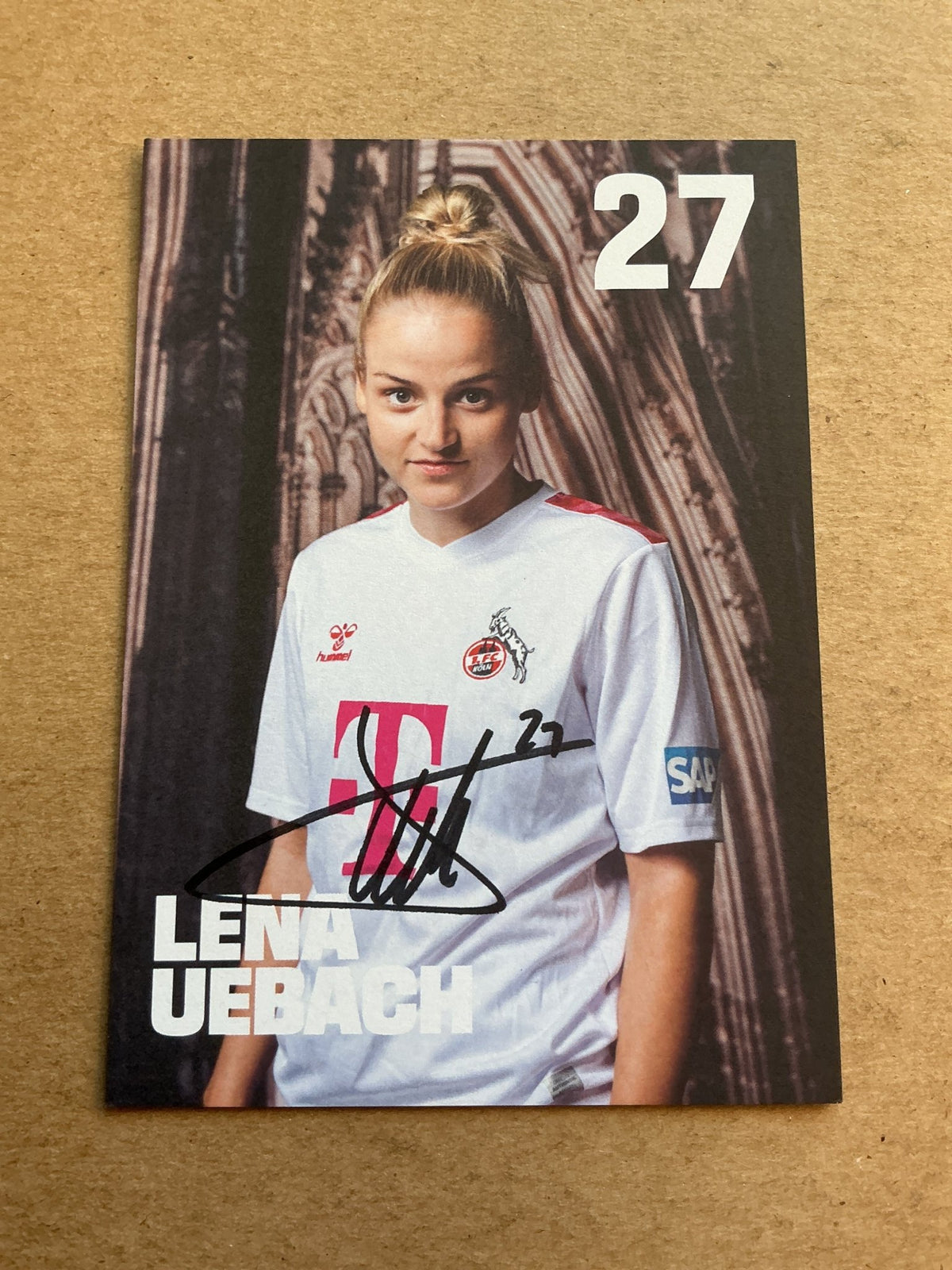 Lena Uebach, Germany 🇩🇪 1.FC Köln 2023/24 hand signed - Autographs-World