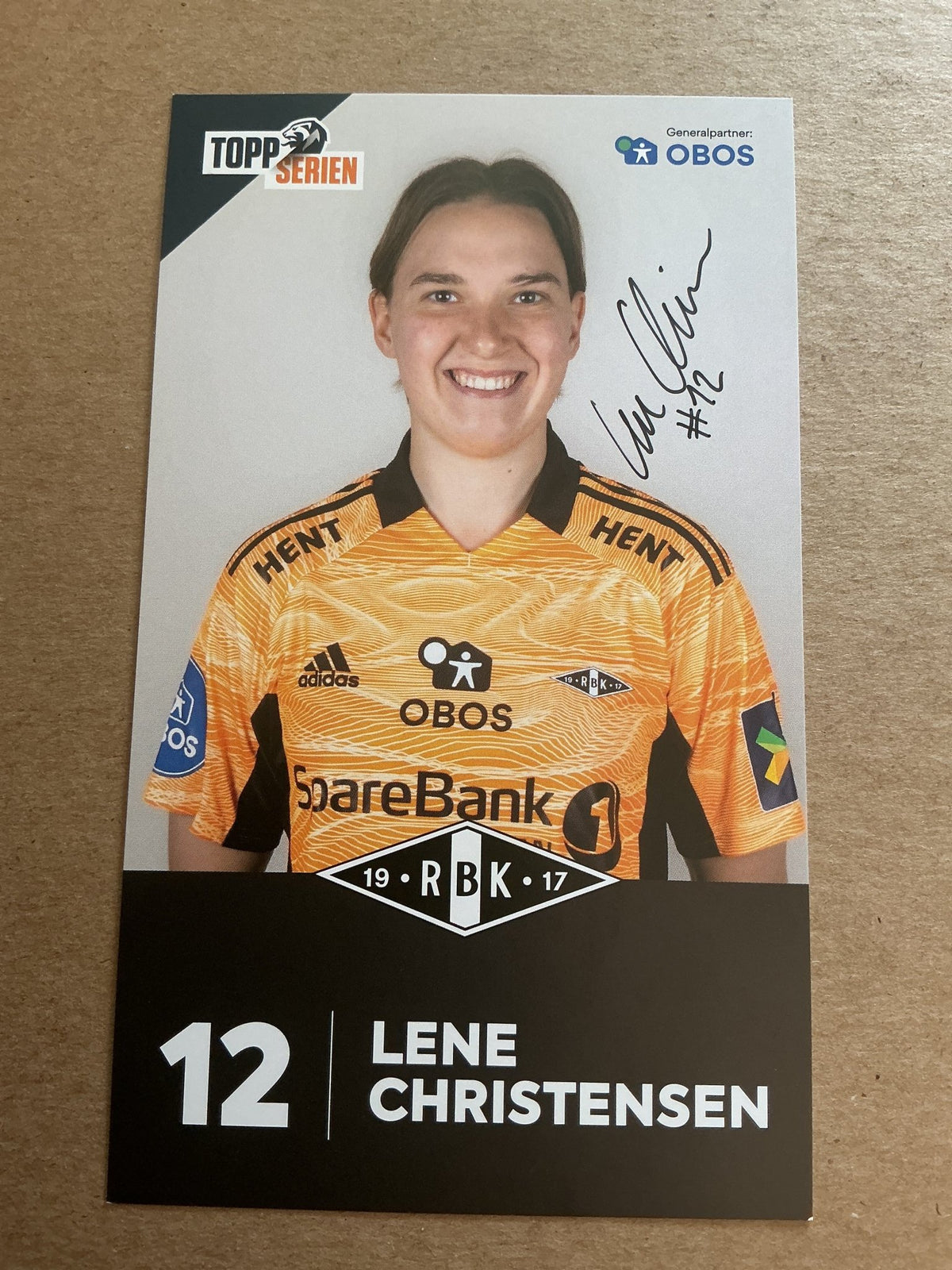 Lene Christensen, Denmark 🇩🇰 Rosenborg BK 2022/23 hand signed - Autographs-World