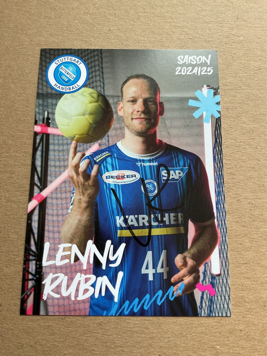 Lenny Rubin, Switzerland 🇨🇭 TVB 1898 Stuttgart 2024/25 hand signed - Autographs-World