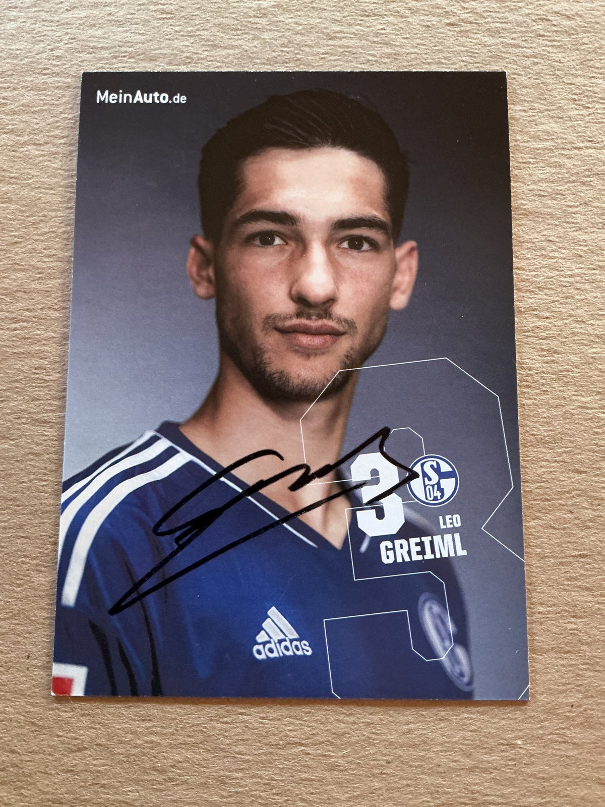 Leo Greiml, Austria 🇦🇹 FC Schalke 04 2022/23 hand signed - Autographs-World