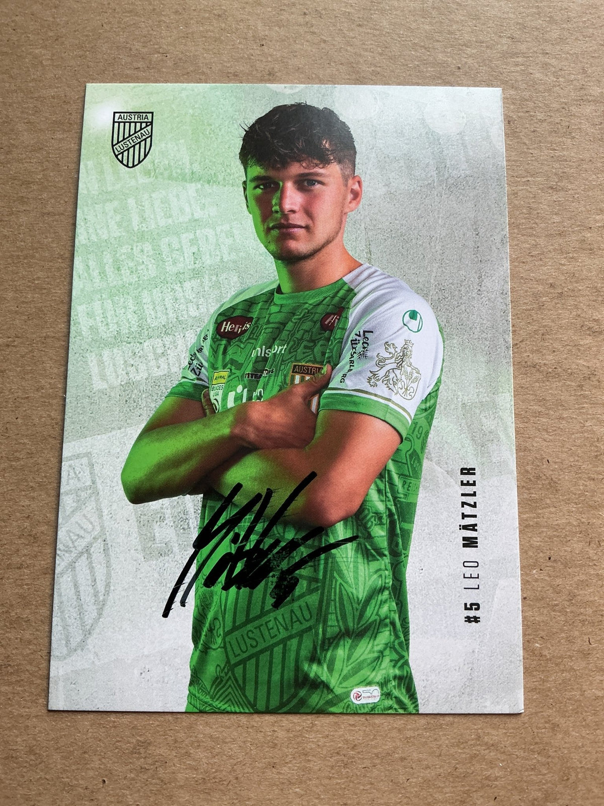 Leo Mätzler, Austria 🇦🇹 SC Austria Lustenau 2023/24 hand signed - Autographs-World