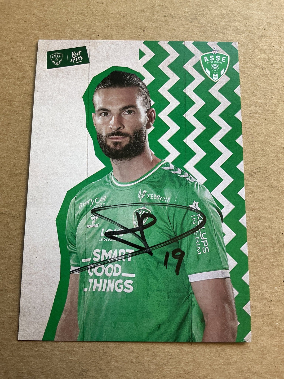 Leo Petrot, France 🇫🇷 AS Saint-Etienne 2023/24 hand signed - Autographs-World