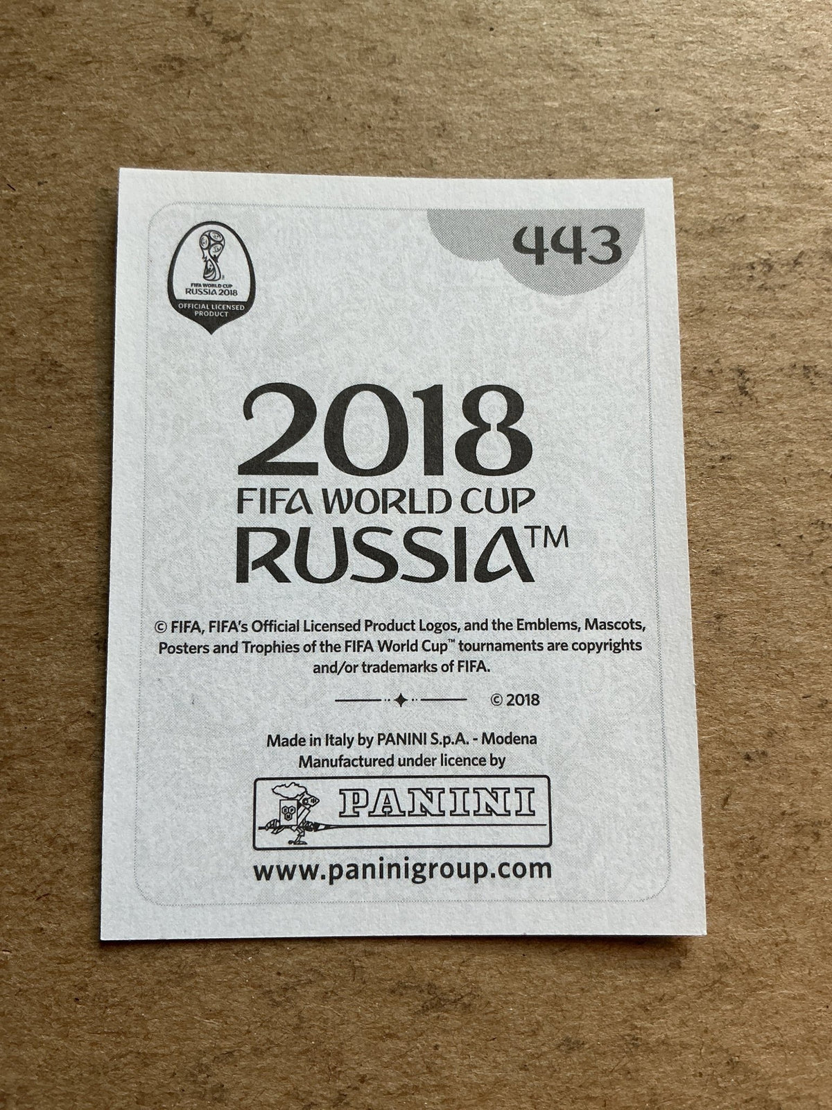 Leon Goretzka, Germany 🇩🇪 FIFA World Cup 2018 Panini hand signed - Autographs-World