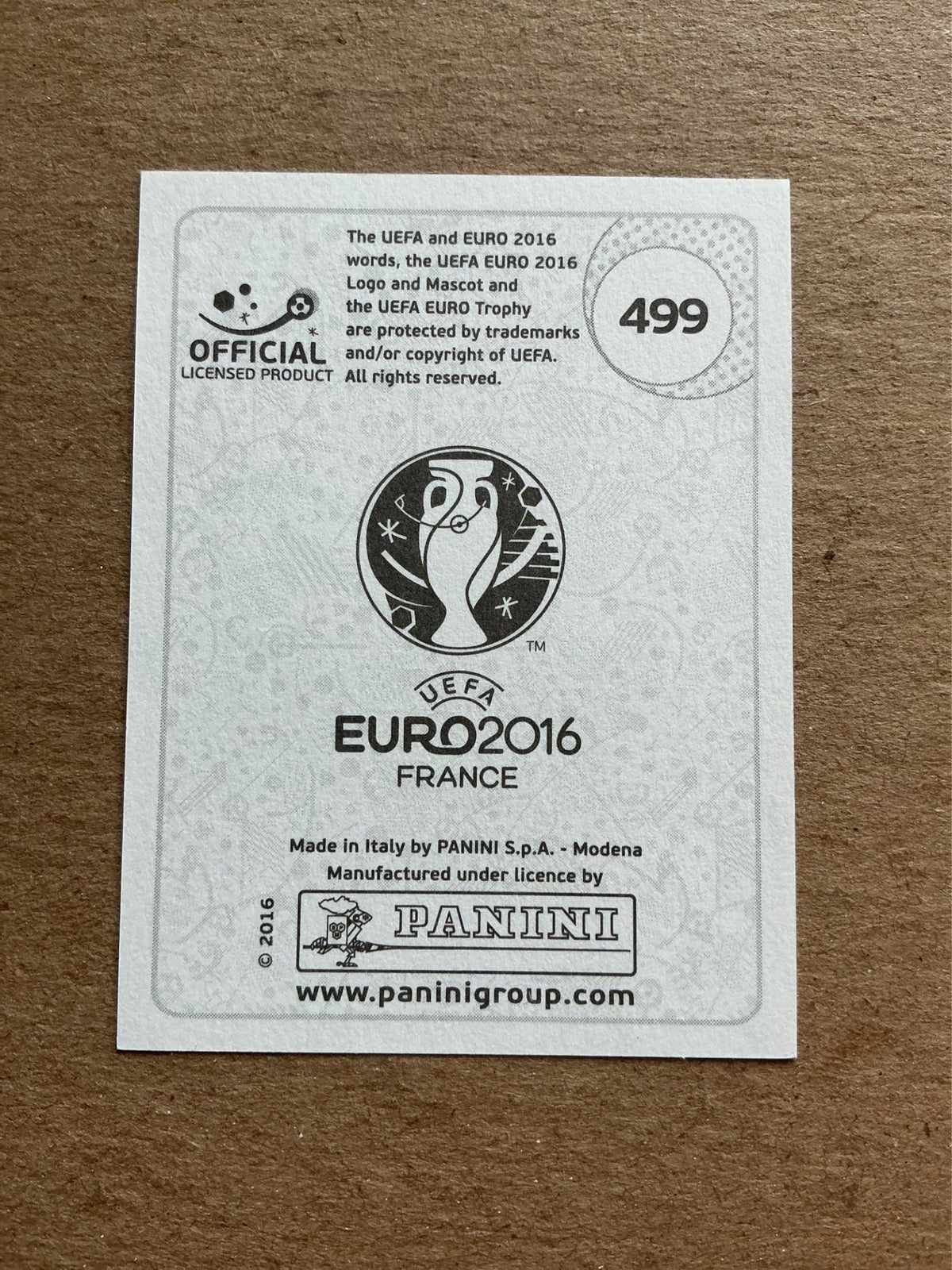 Leonardo Bonucci, Italy 🇮🇹 UEFA Euro 2016 Panini hand signed - Autographs-World