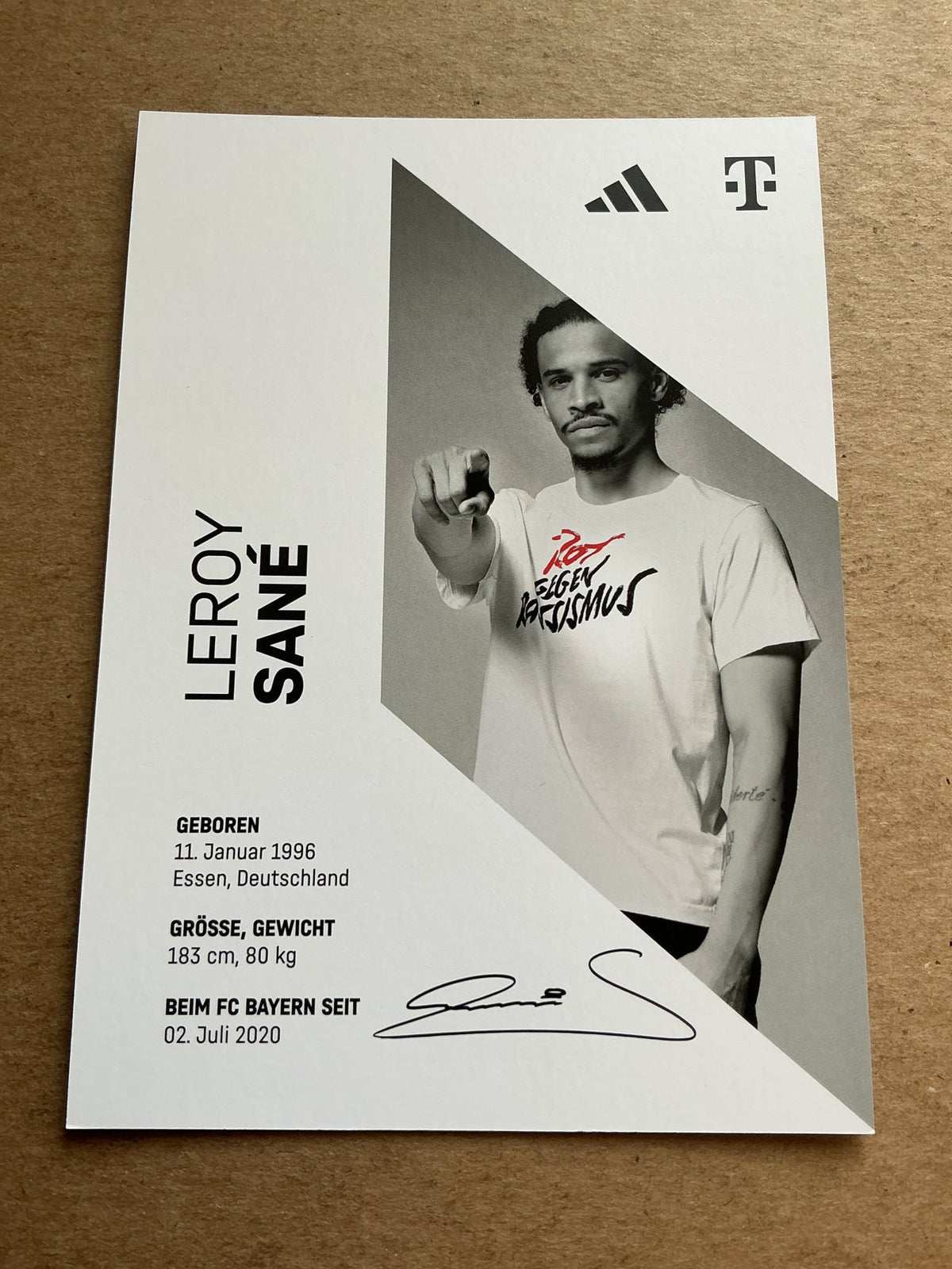 Leroy Sané, Germany 🇩🇪 FC Bayern München 2023/24 hand signed - Autographs-World