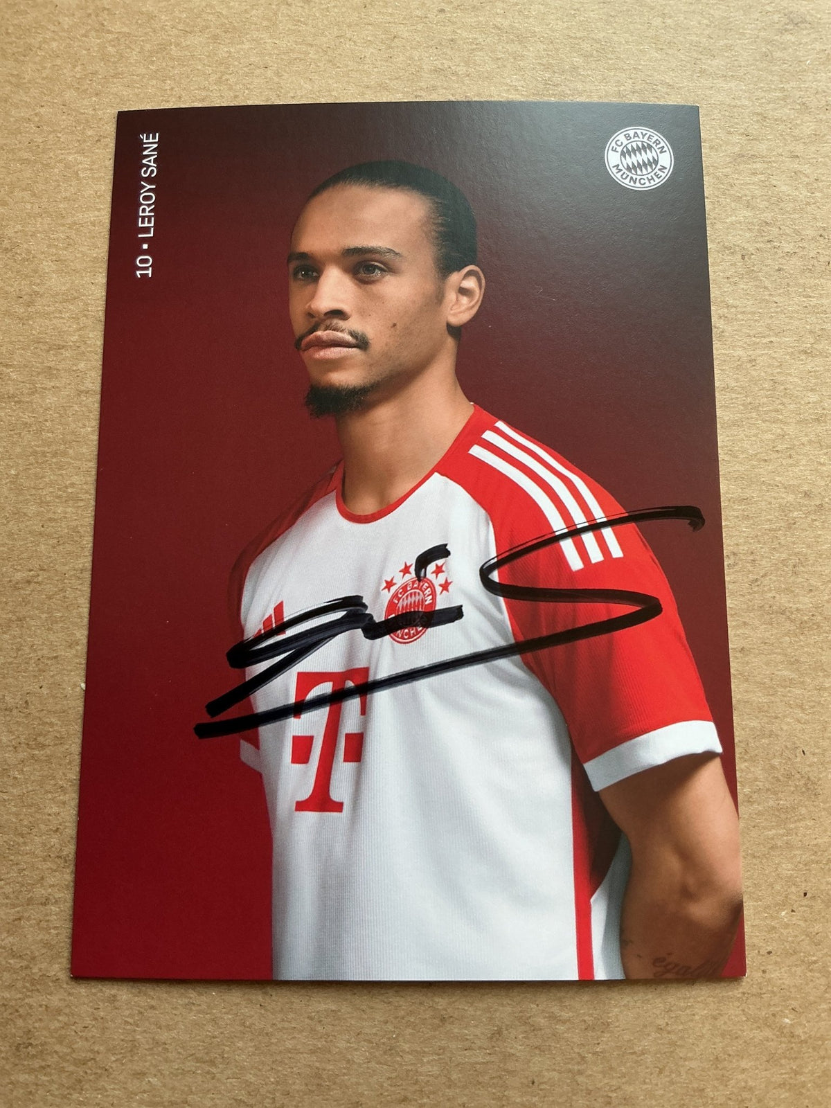 Leroy Sané, Germany 🇩🇪 FC Bayern München 2023/24 hand signed - Autographs-World