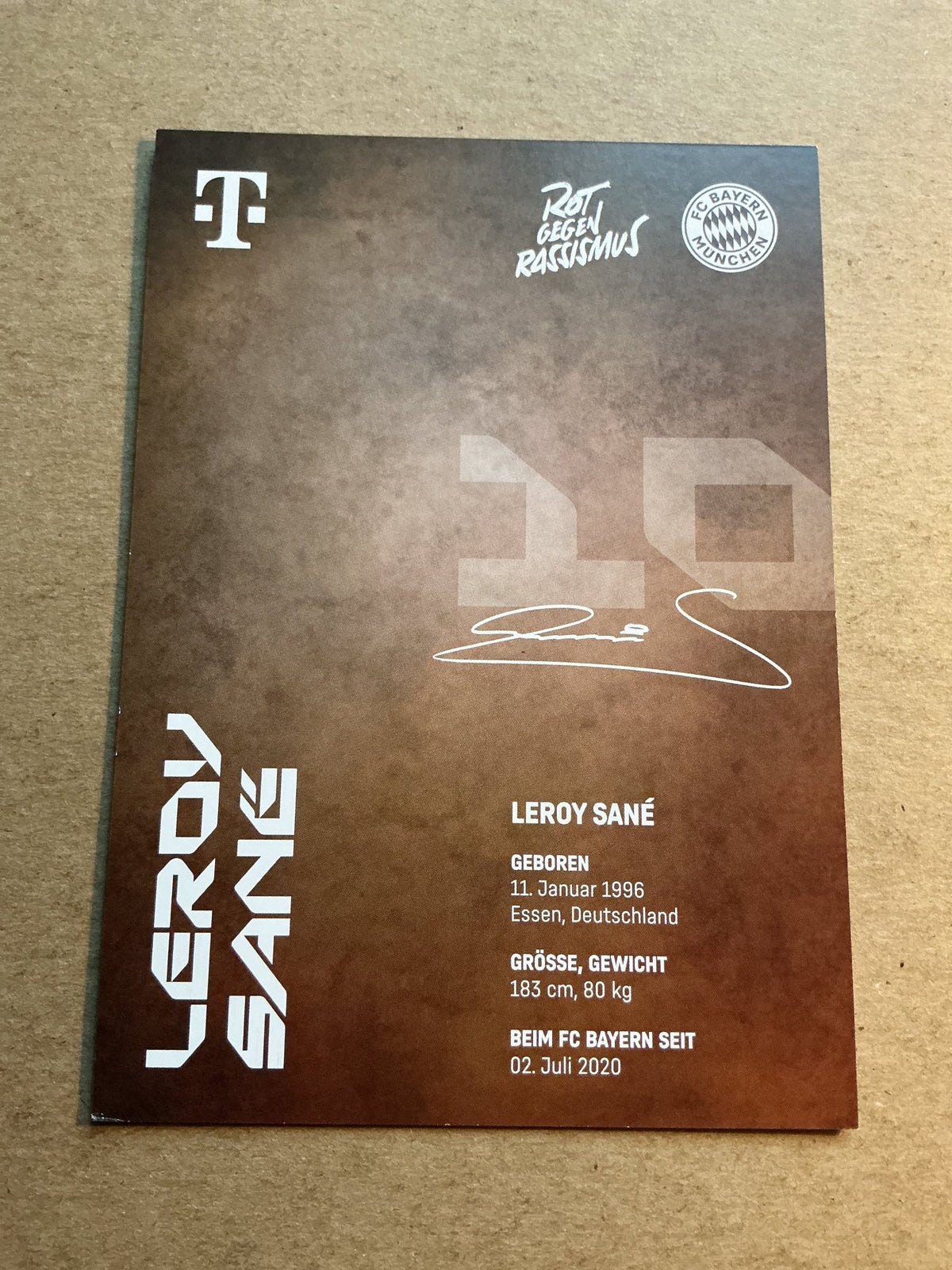 Leroy Sané, Germany 🇩🇪 FC Bayern München 2024/25 hand signed - Autographs-World