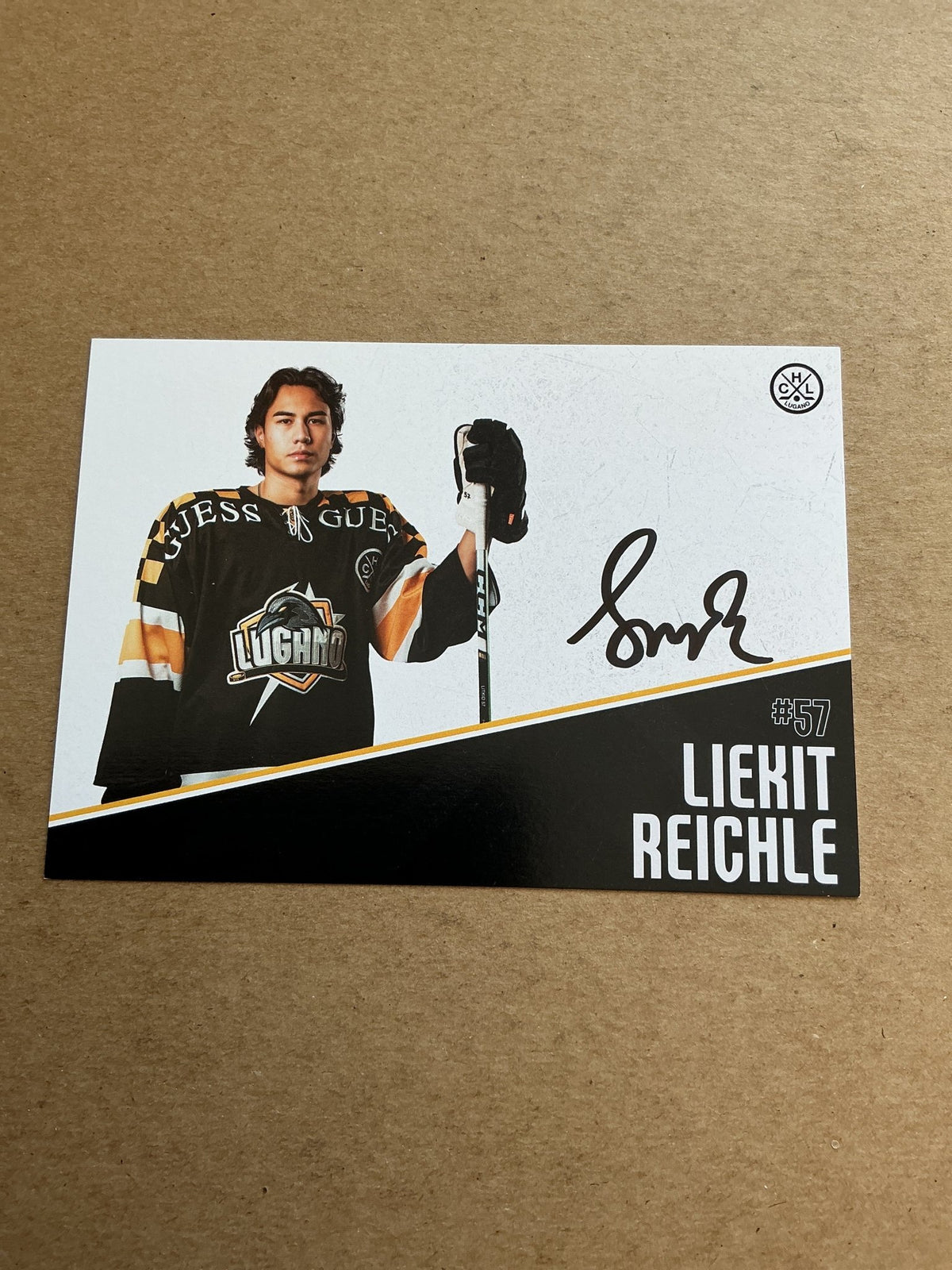 Liekit Reichle, Switzerland 🇨🇭 HC Lugano 2024/25 hand signed - Autographs-World