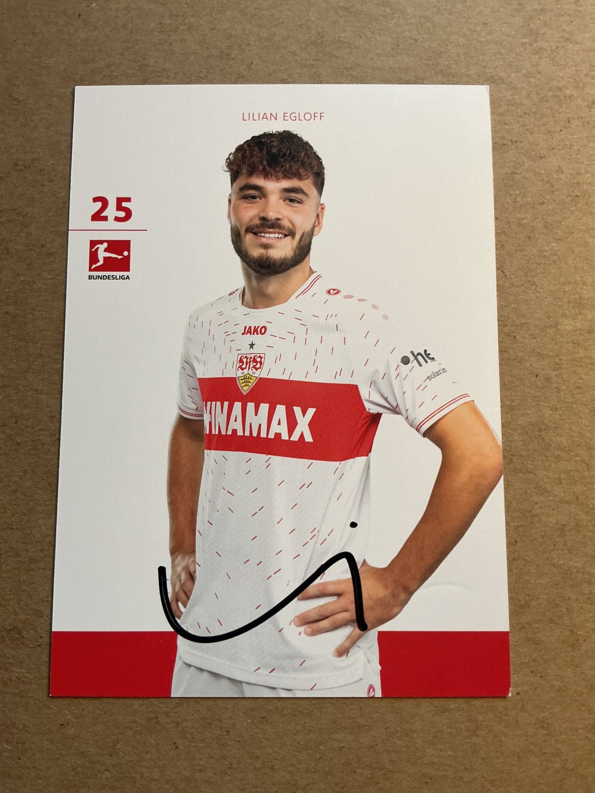 Lilian Egloff, Germany 🇩🇪 VfB Stuttgart 2023/24 hand signed - Autographs-World