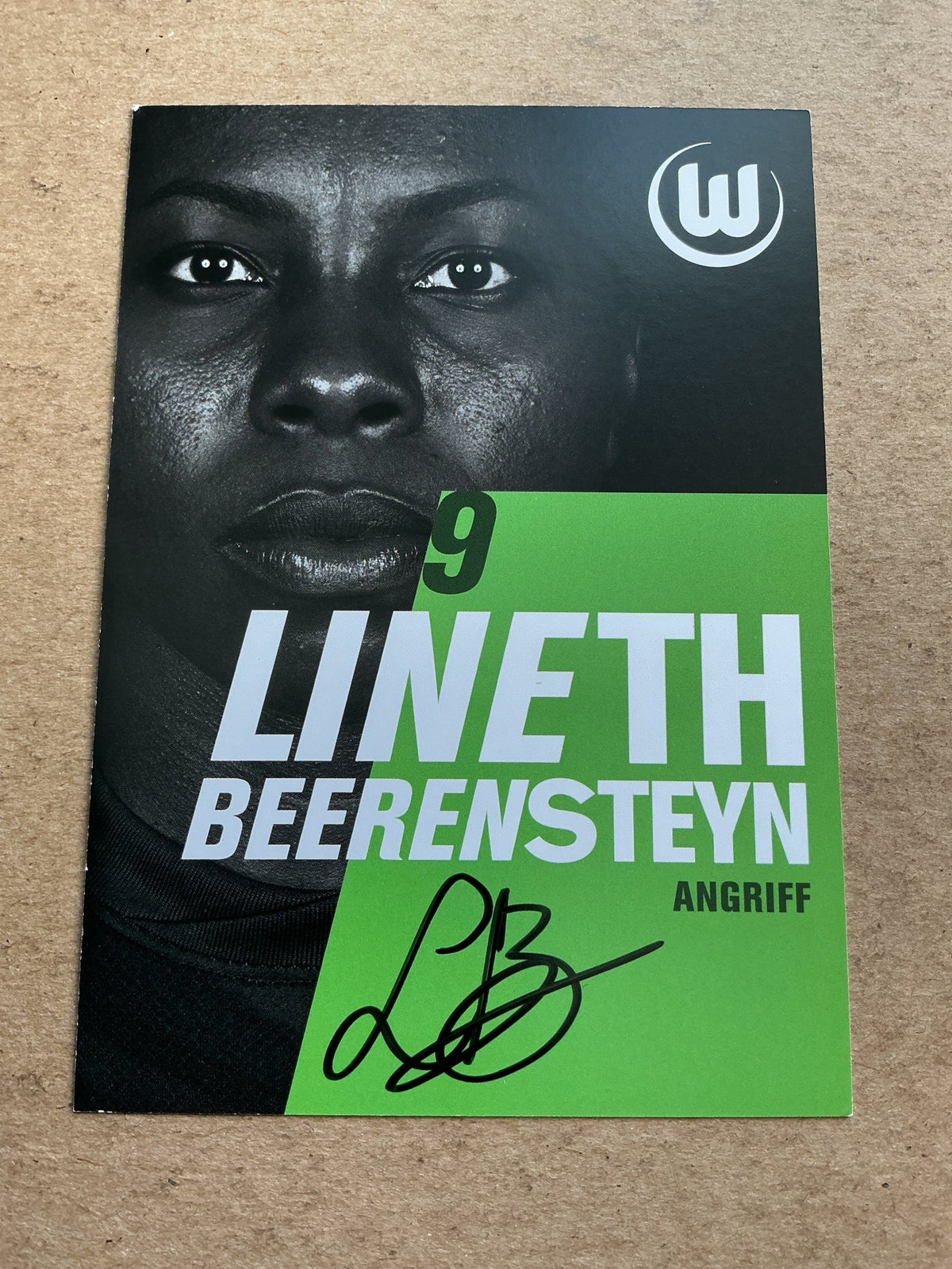 Lineth Beerensteyn, Netherlands 🇳🇱 VfL Wolfsburg 2025/26 hand signed - Autographs-World