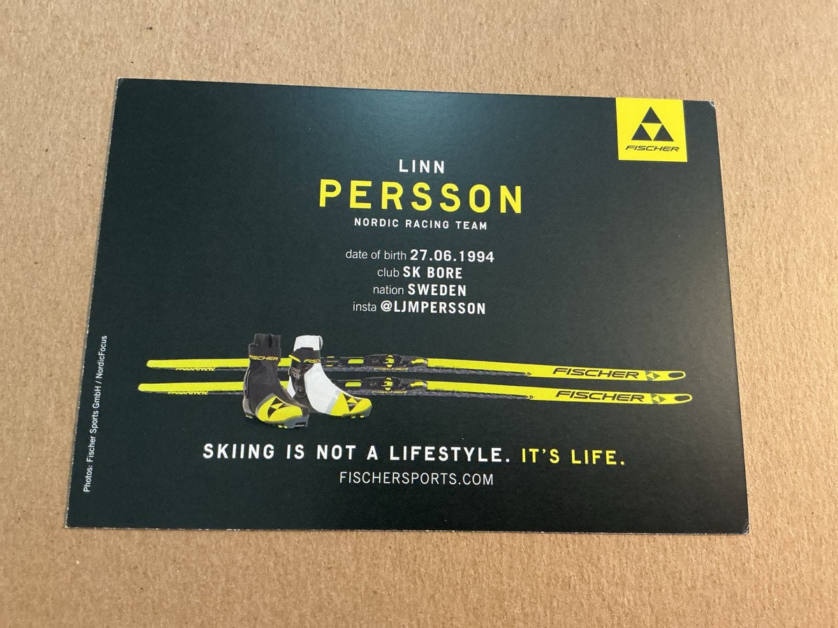 Linn Persson, Sweden 🇸🇪 Biathlon Winter 2022/23 hand signed - Autographs-World