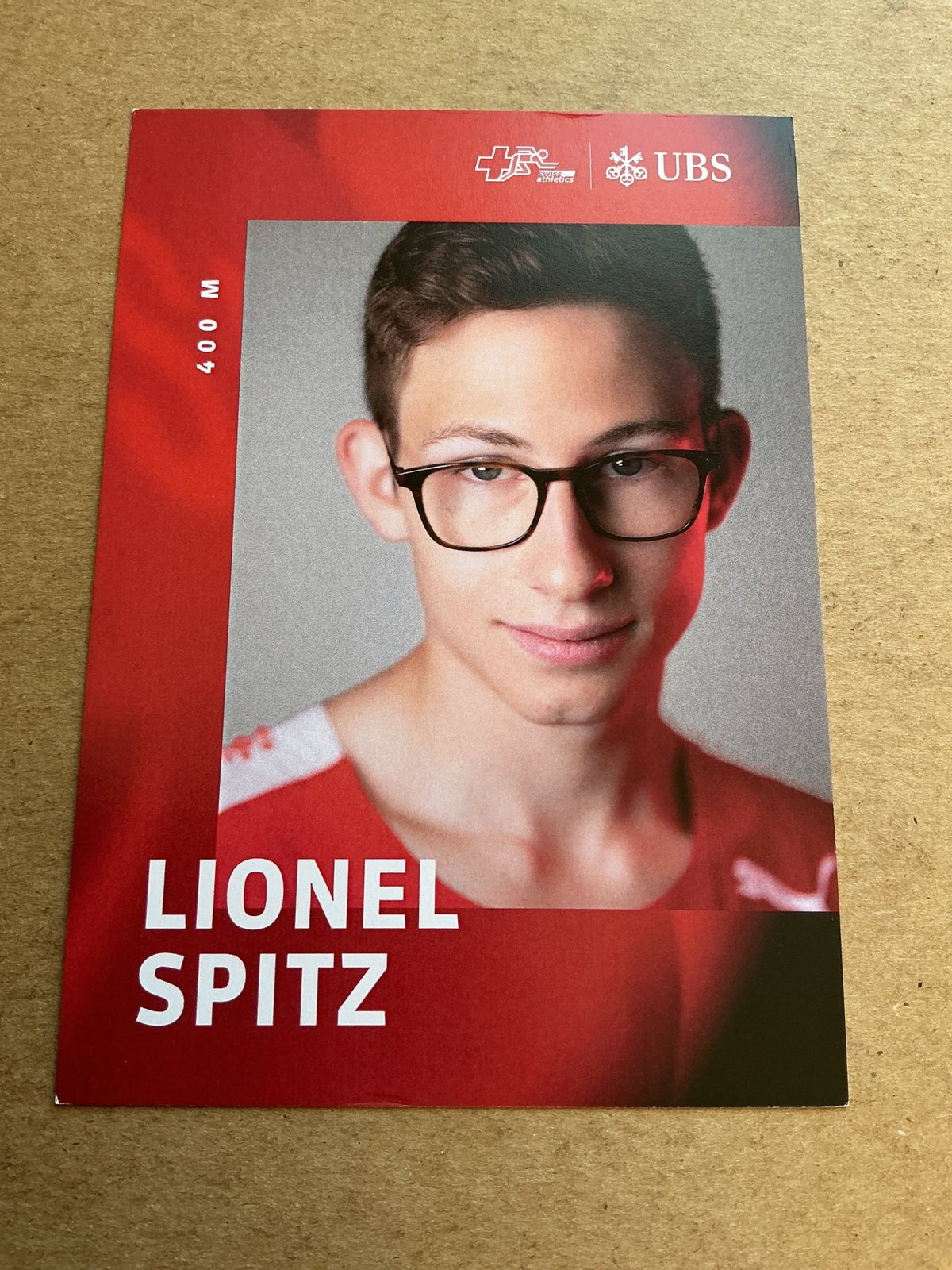 Lionel Spitz, Switzerland 🇨🇭 Athletics Summer Olympics 2024 hand signed - Autographs-World