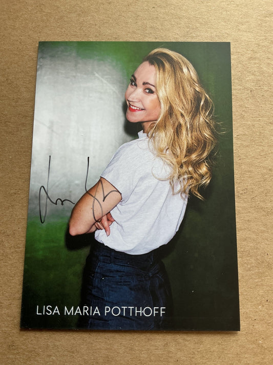 Lisa Maria Potthoff, Germany 🇩🇪 Actress 2025 hand signed - Autographs-World