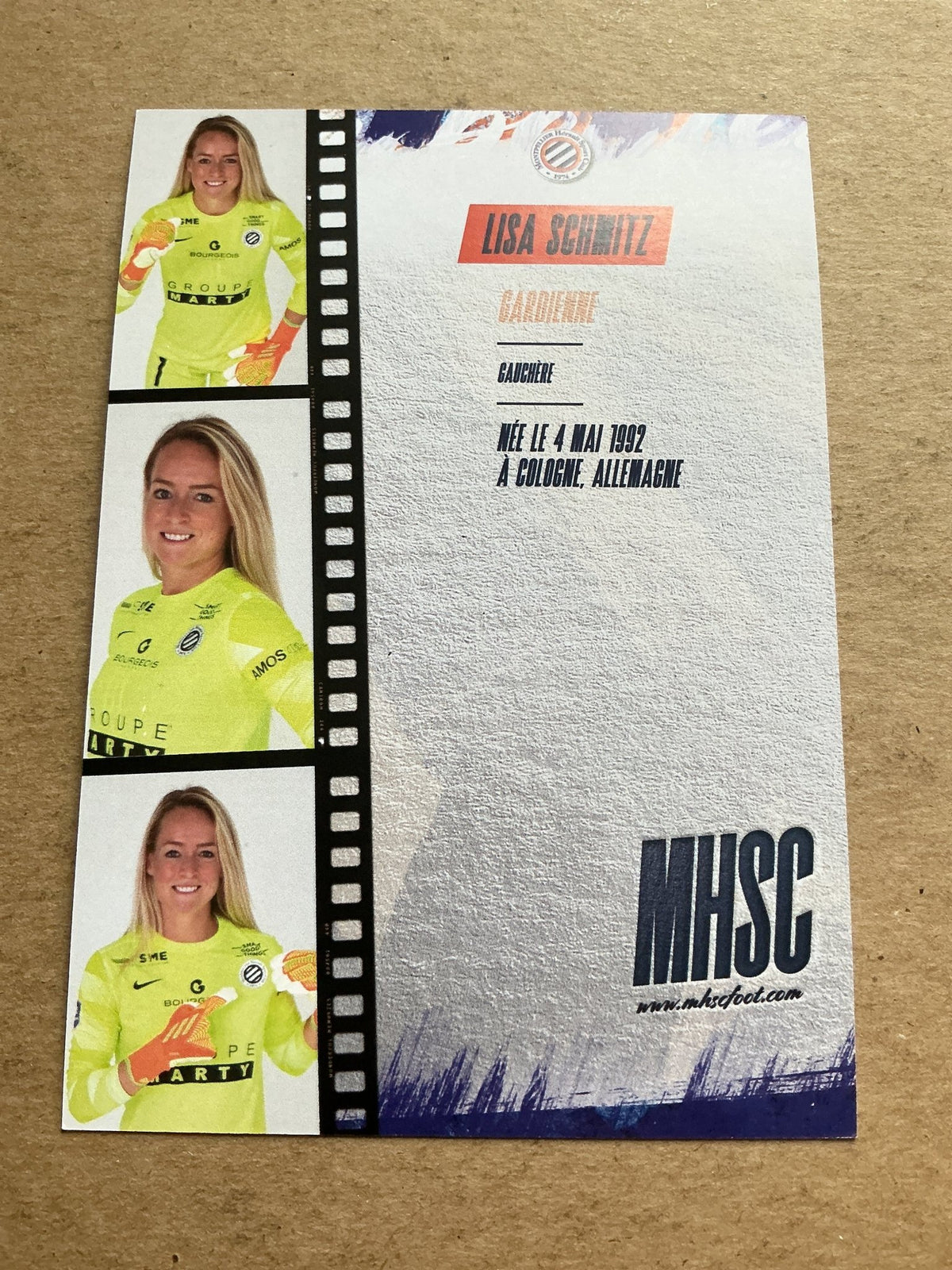 Lisa Schmitz, Germany 🇩🇪 Montpellier HSC 2022/23 hand signed - Autographs-World
