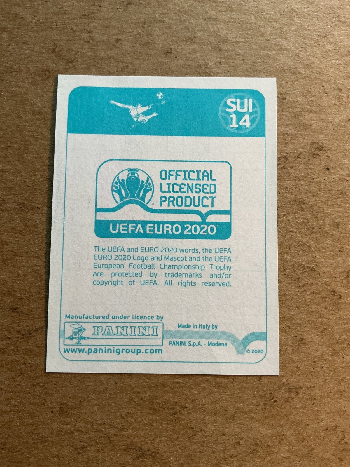Loris Benito, Switzerland 🇨🇭 UEFA Euro 2020 Panini hand signed - Autographs-World