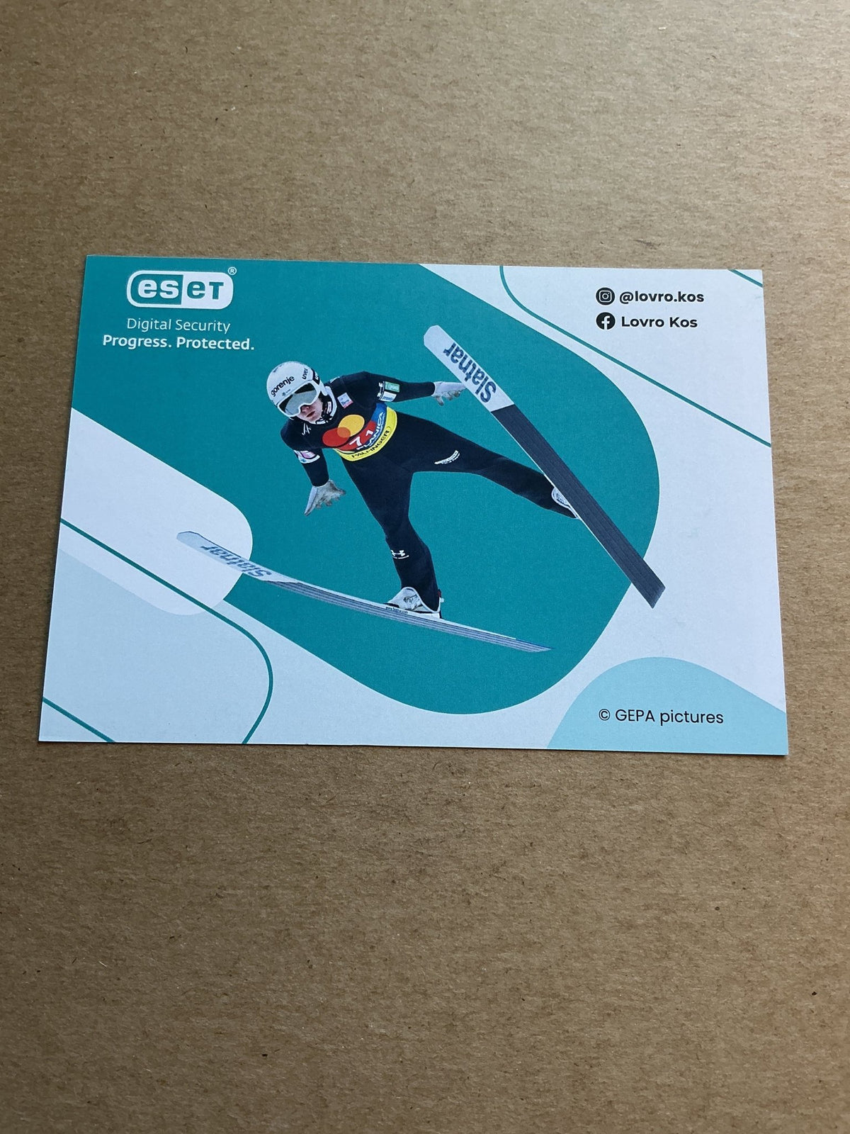 Lovro Kos, Slovenia 🇸🇮 Ski Jumping Winter Sports 2024/25 hand signed - Autographs-World