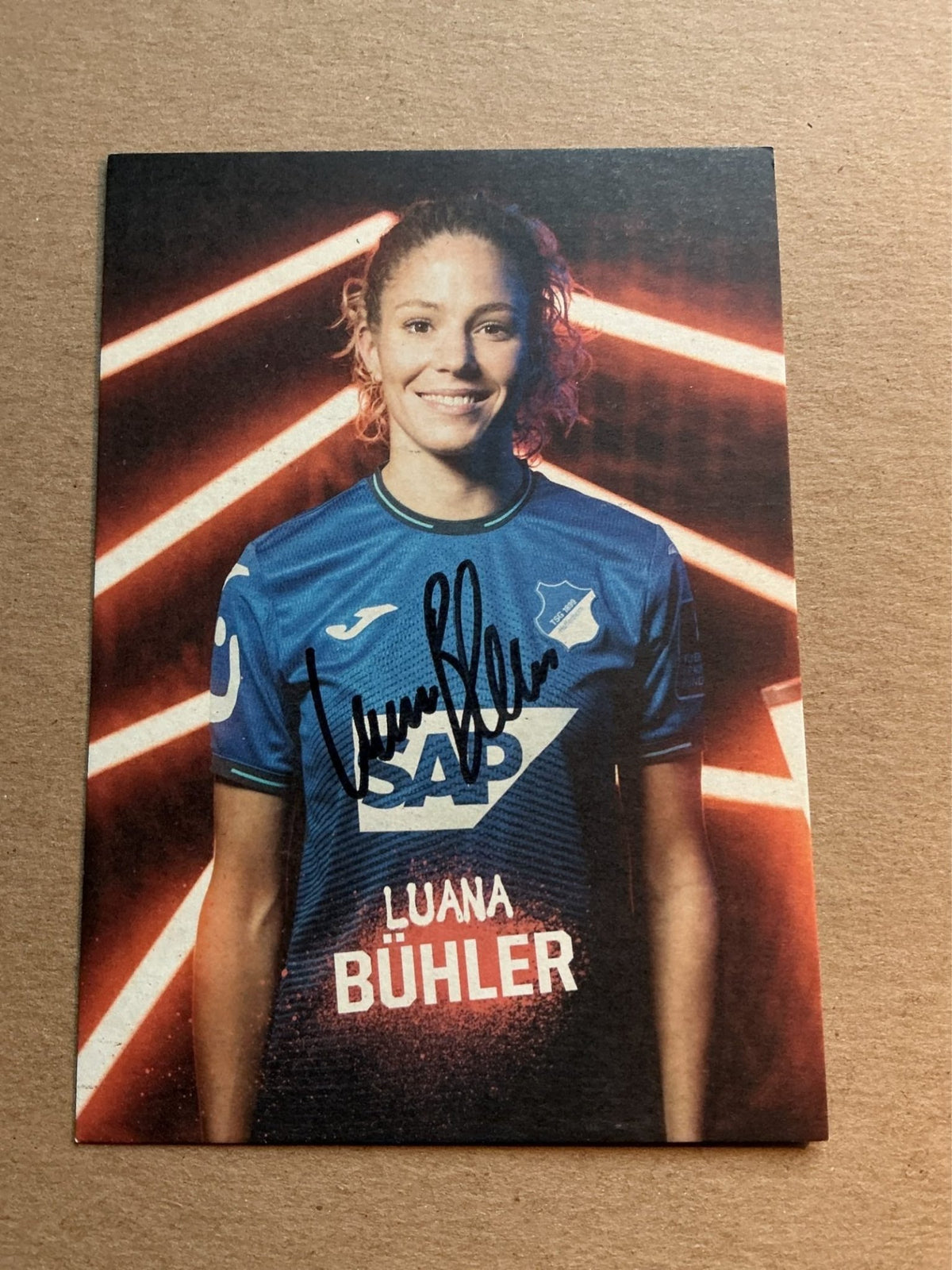 Luana Bühler, Switzerland 🇨🇭 TSG 1899 Hoffenheim 2021/22 hand signed - Autographs-World