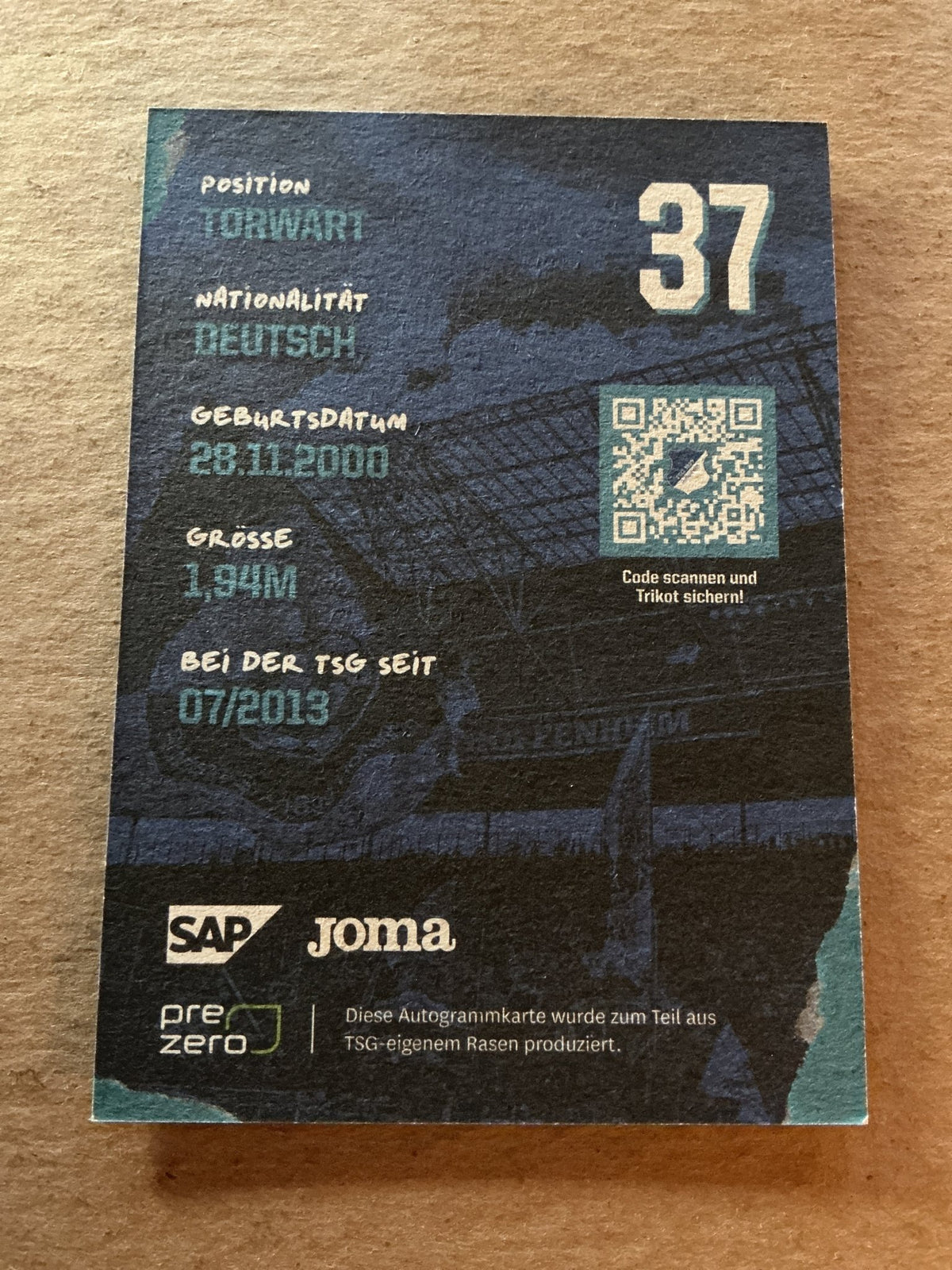 Luca Philipp, Germany 🇩🇪 TSG 1899 Hoffenheim 2022/23 hand signed - Autographs-World