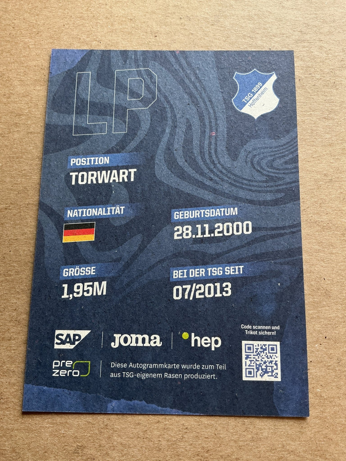 Luca Philipp, Germany 🇩🇪 TSG 1899 Hoffenheim 2023/24 hand signed - Autographs-World