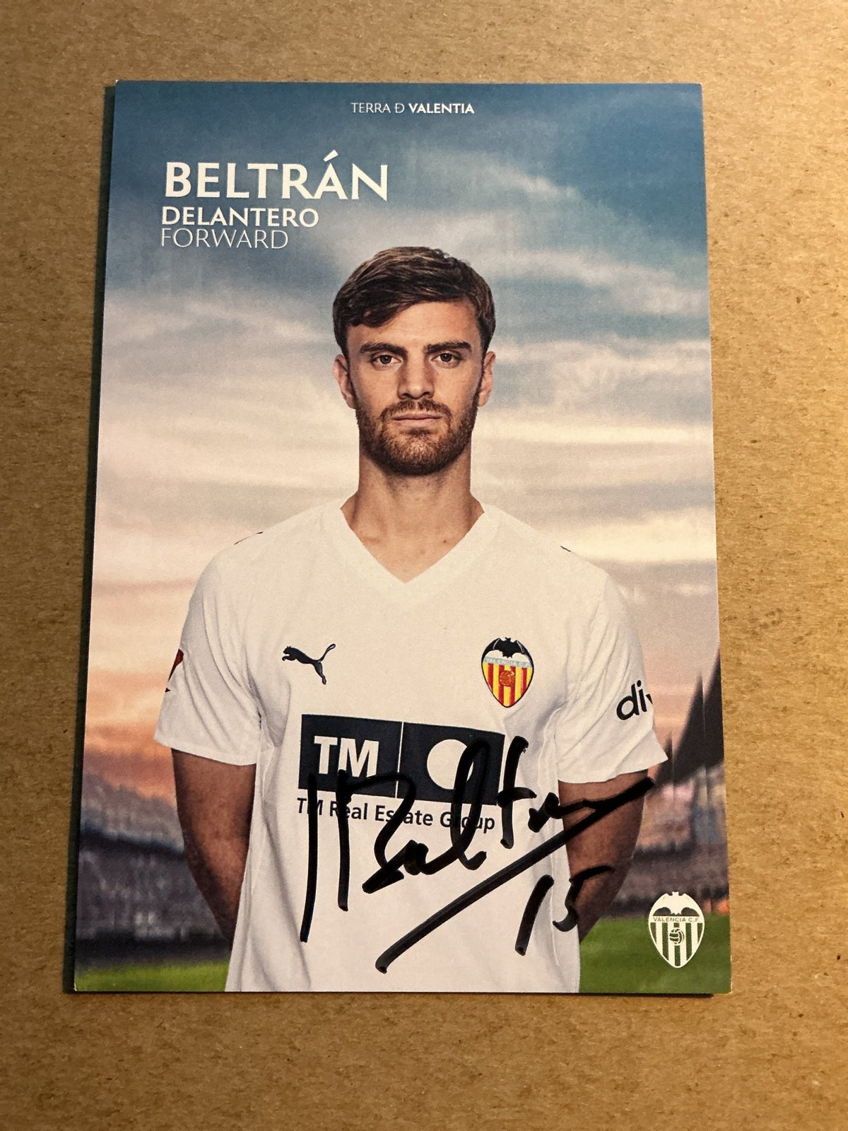 Lucas Beltrán, Argentina 🇦🇷 Valencia CF 2025/26 hand signed - Autographs-World
