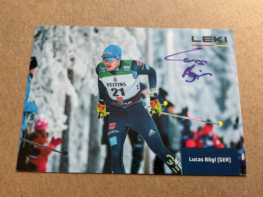 Lucas Bögl, Germany 🇩🇪 Cross Country 2024/25 hand signed - Autographs-World