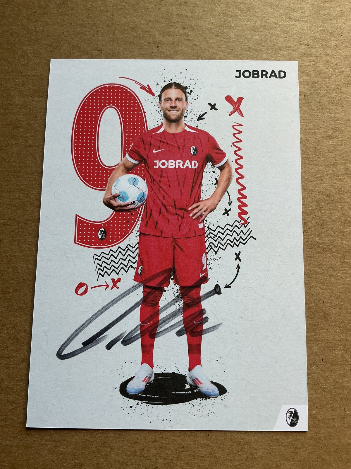 Lucas Höler, Germany 🇩🇪 SC Freiburg 2024/25 hand signed - Autographs-World