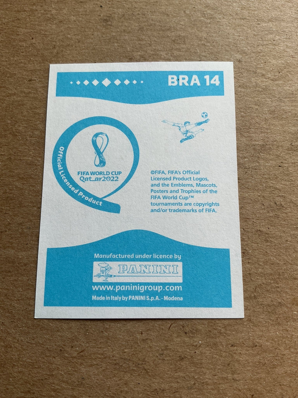 Lucas Paqueta, Brazil 🇧🇷 FIFA World Cup 2022 Panini hand signed - Autographs-World