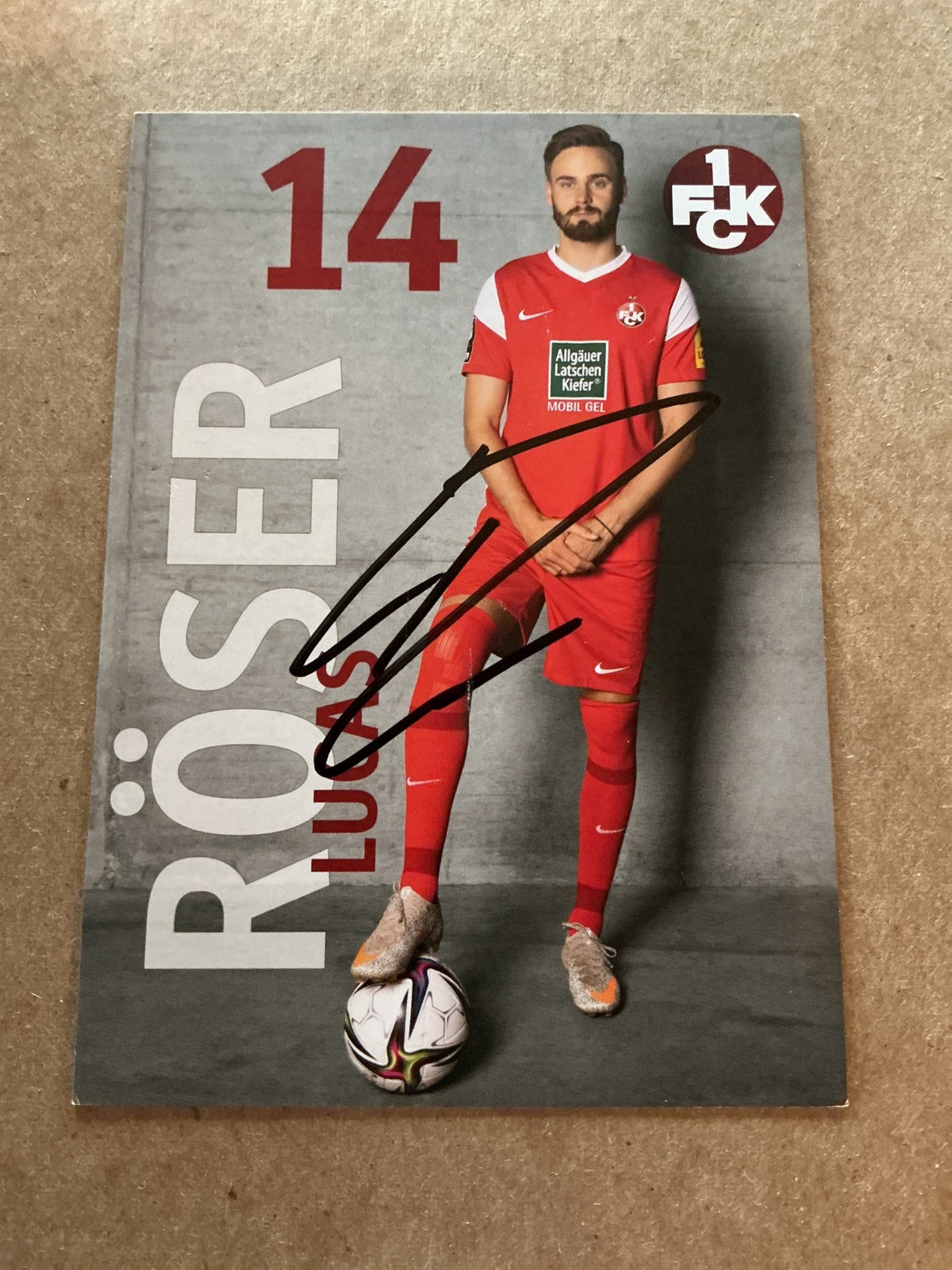 Lucas Röser, Germany 🇩🇪 1.FC Kaiserslautern 2021/22 hand signed - Autographs-World