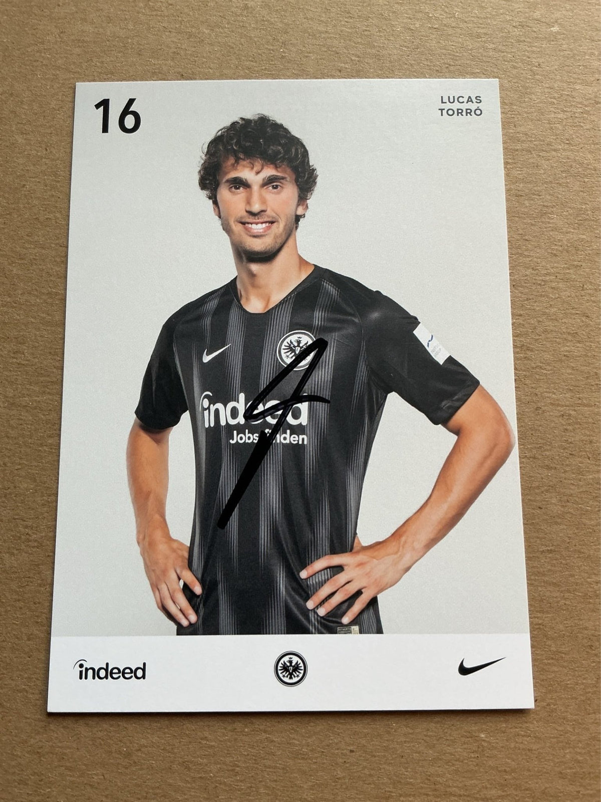 Lucas Torró, Spain 🇪🇸 Eintracht Frankfurt 2018/19 hand signed - Autographs-World