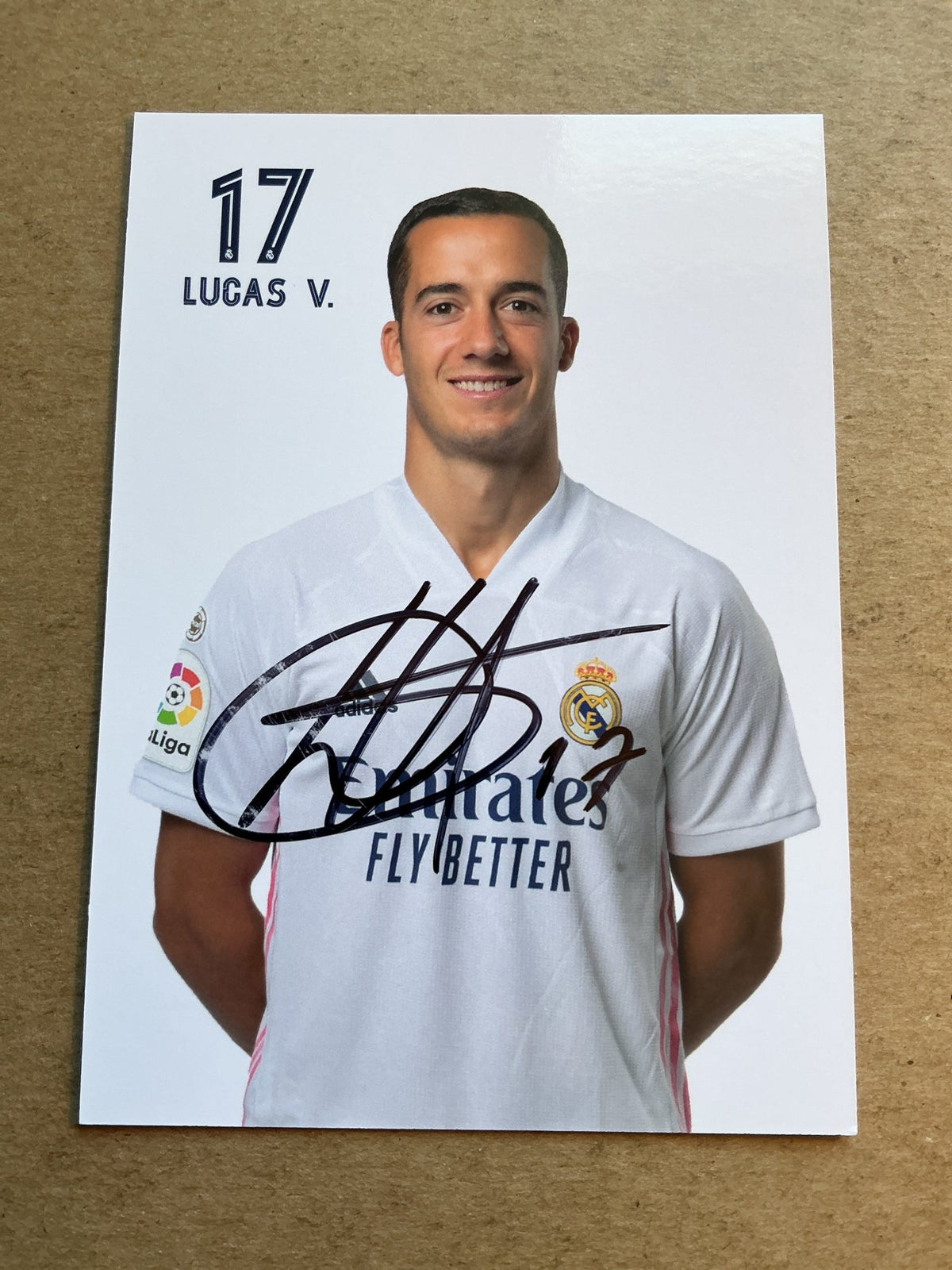 Lucas Vázquez, Spain 🇪🇸 Real Madrid 2020/21 hand signed - Autographs-World
