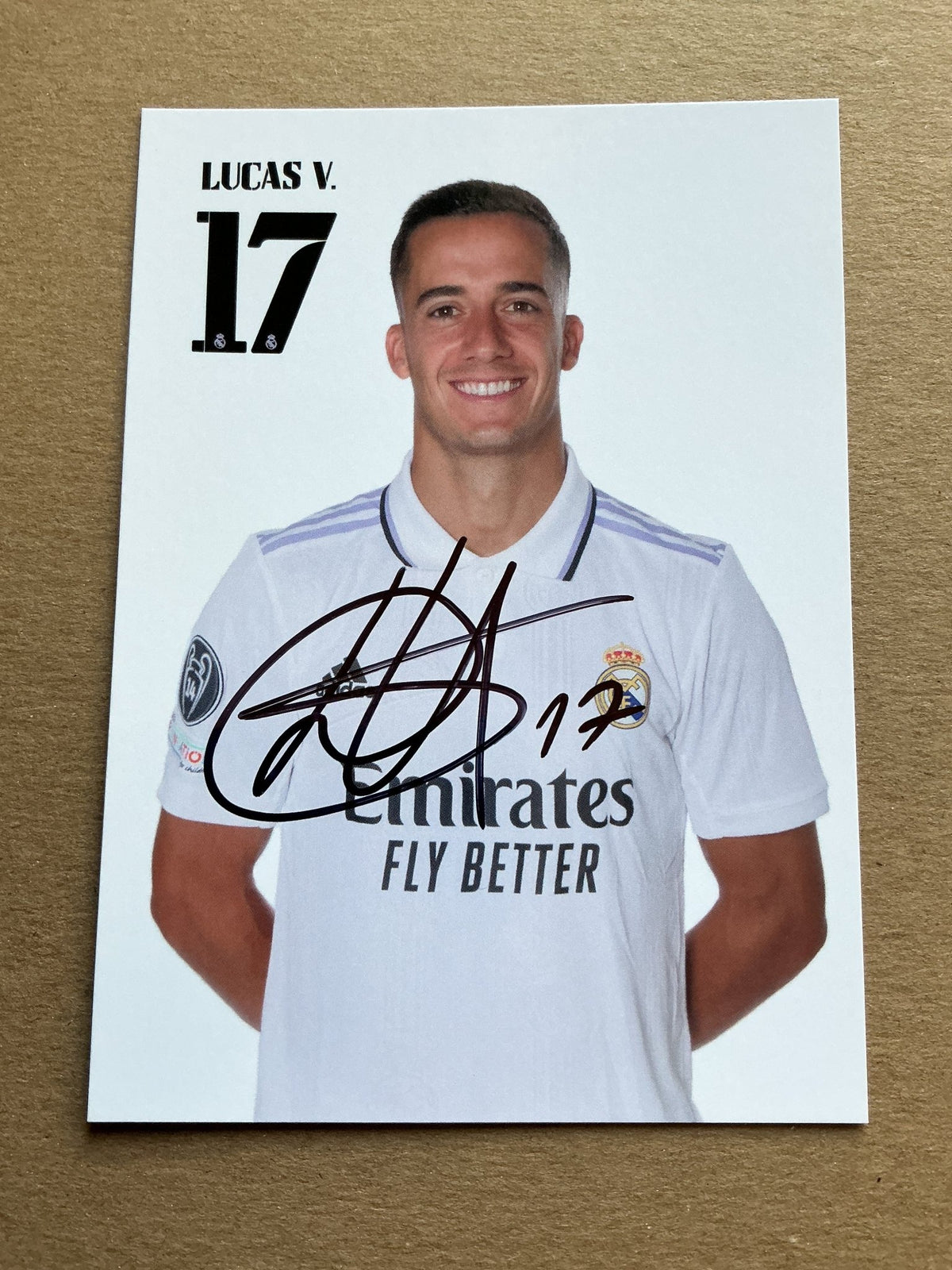 Lucas Vázquez, Spain 🇪🇸 Real Madrid 2022/23 hand signed - Autographs-World