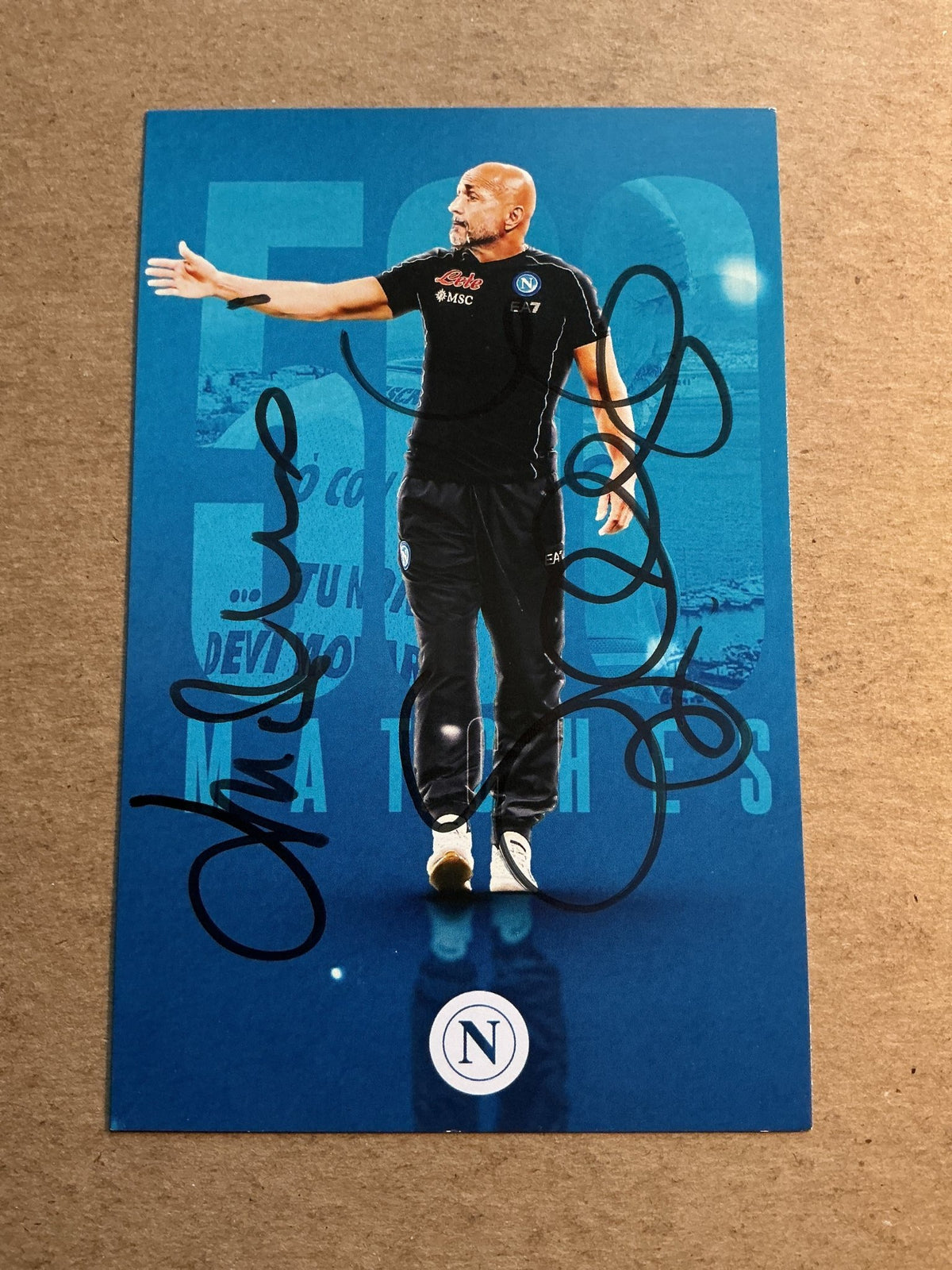Luciano Spalletti, Italy 🇮🇹 SSC Napoli 2021/22 hand signed - Autographs-World
