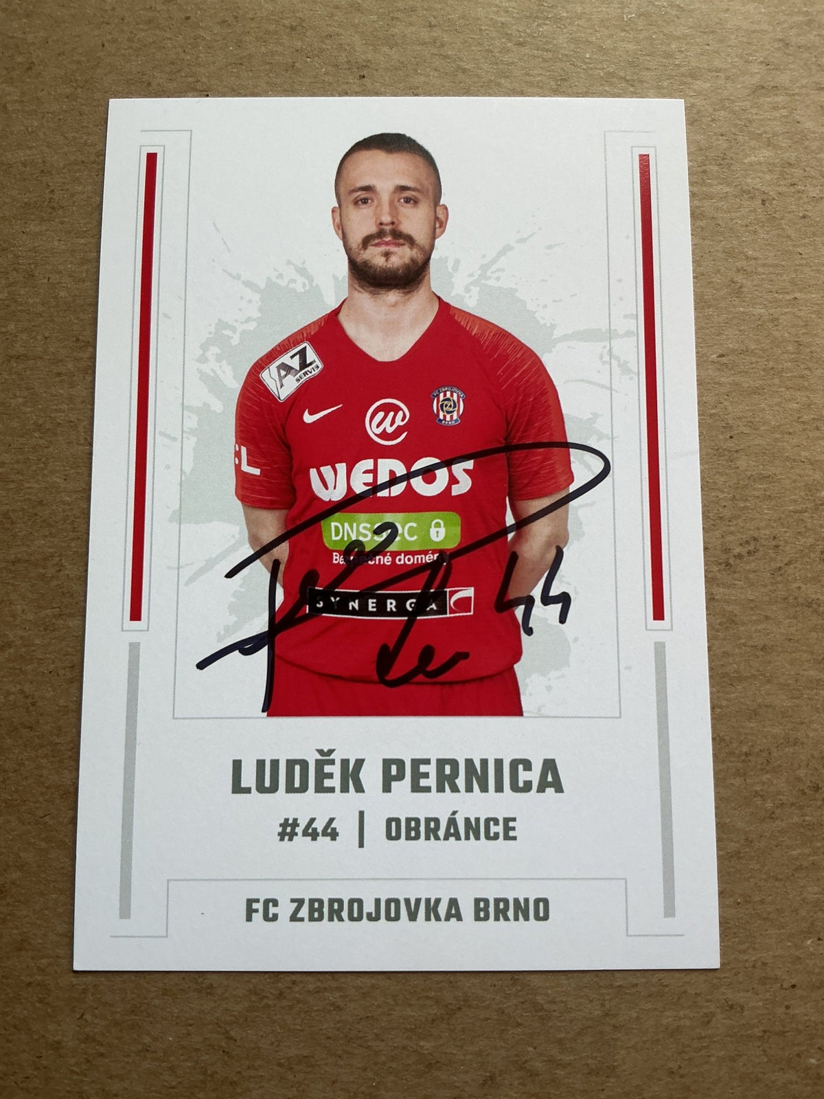 Luděk Pernica, Slovakia 🇸🇰 FC Zbrojovka Brno 2020/21 hand signed - Autographs-World