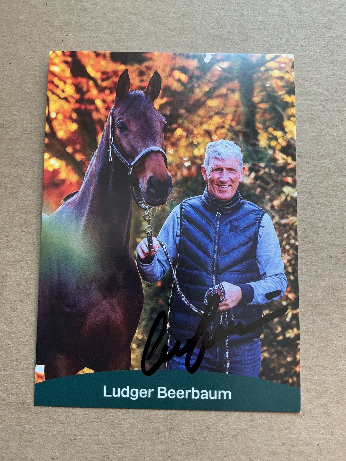Ludger Beerbaum, Germany 🇩🇪 Equestrian Sports 2025 hand signed - Autographs-World