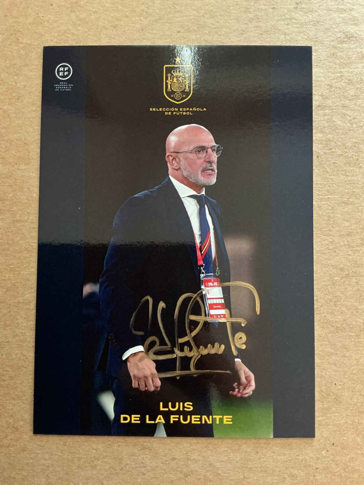Luis de la Fuente, Spain 🇪🇸 UEFA Euro 2024 hand signed - Autographs-World