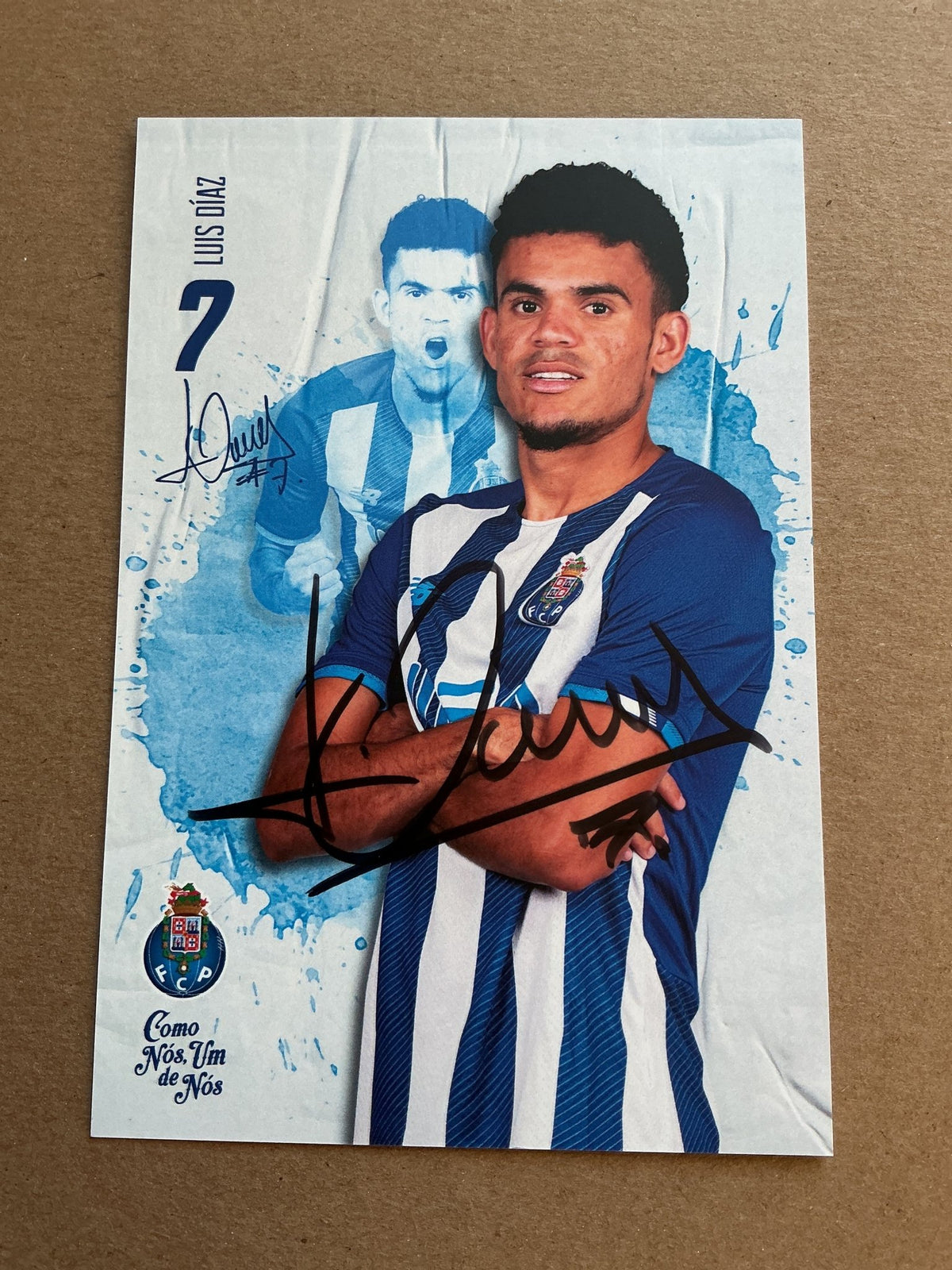 Luis Díaz, Colombia 🇨🇴 FC Porto 2021/22 hand signed - Autographs-World