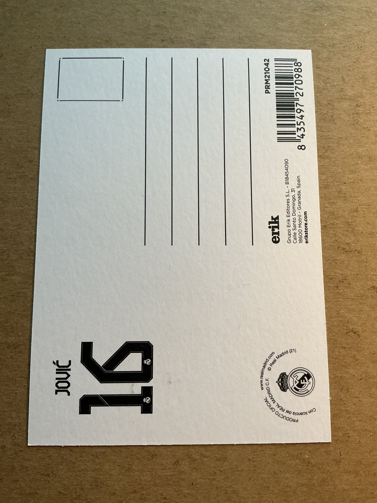 Luka Jović, Serbia 🇷🇸 Real Madrid 2021/22 hand signed - Autographs-World
