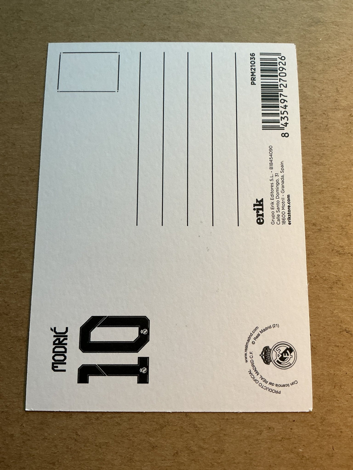 Luka Modrić, Croatia 🇭🇷 Real Madrid 2021/22 hand signed - Autographs-World