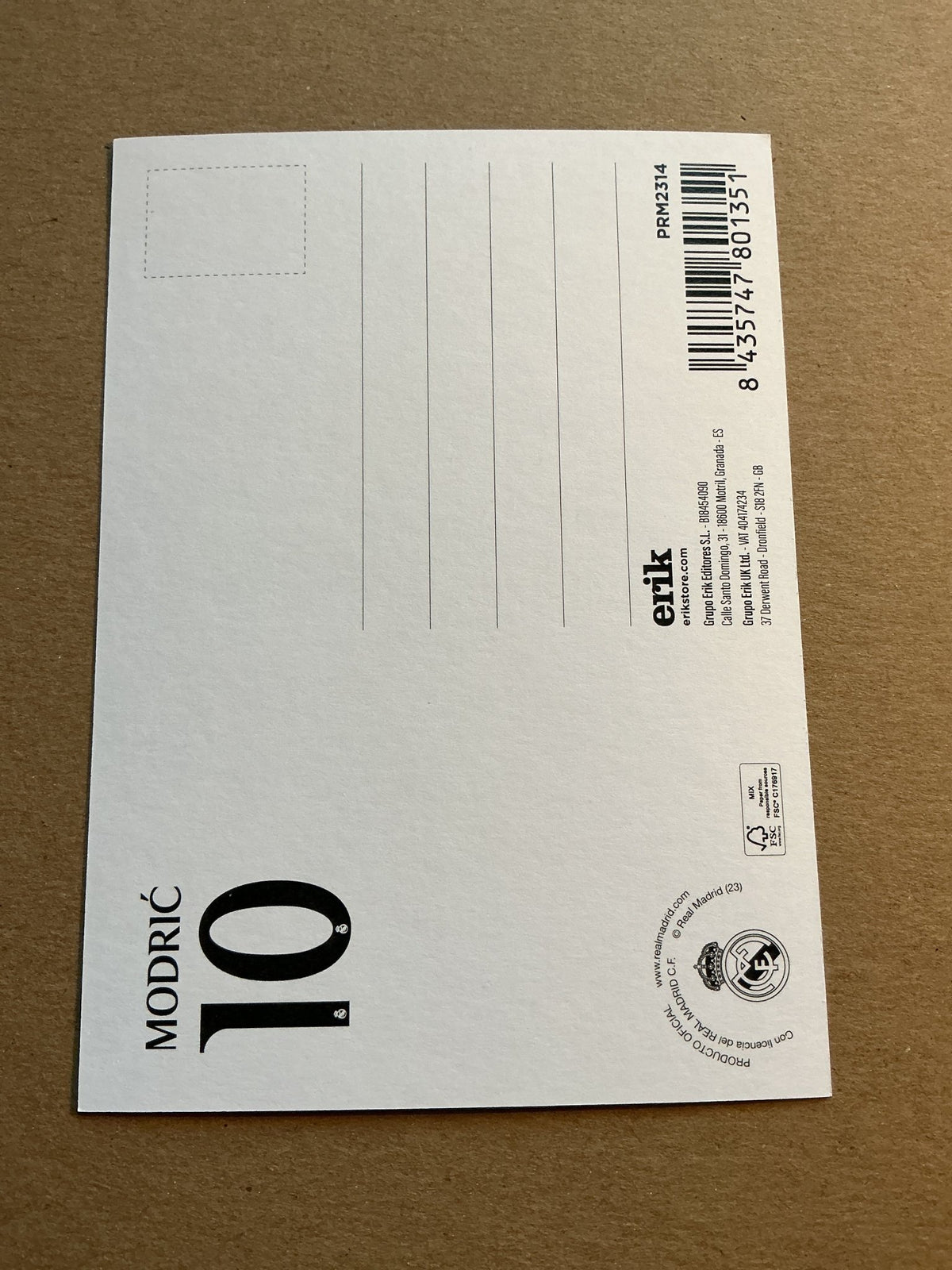 Luka Modrić, Croatia 🇭🇷 Real Madrid 2023/24 hand signed - Autographs-World