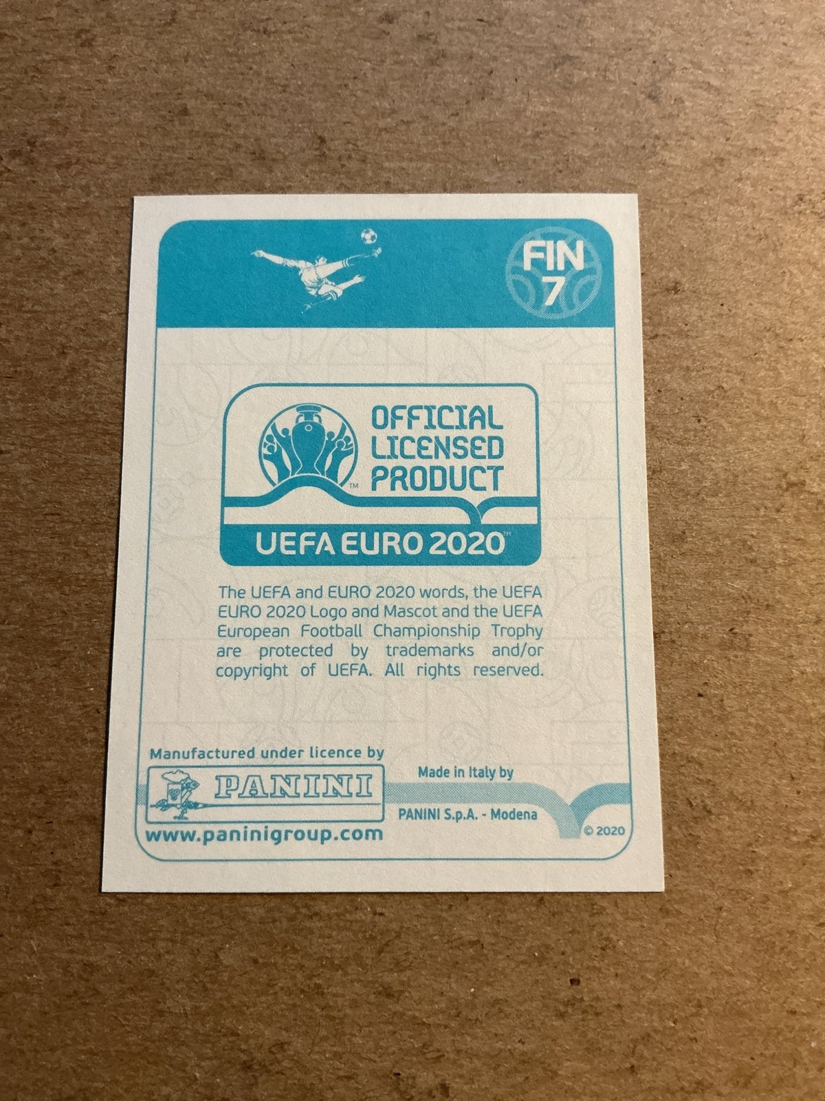 Lukas Hradecky, Finland 🇫🇮 UEFA Euro 2020 Panini hand signed - Autographs-World