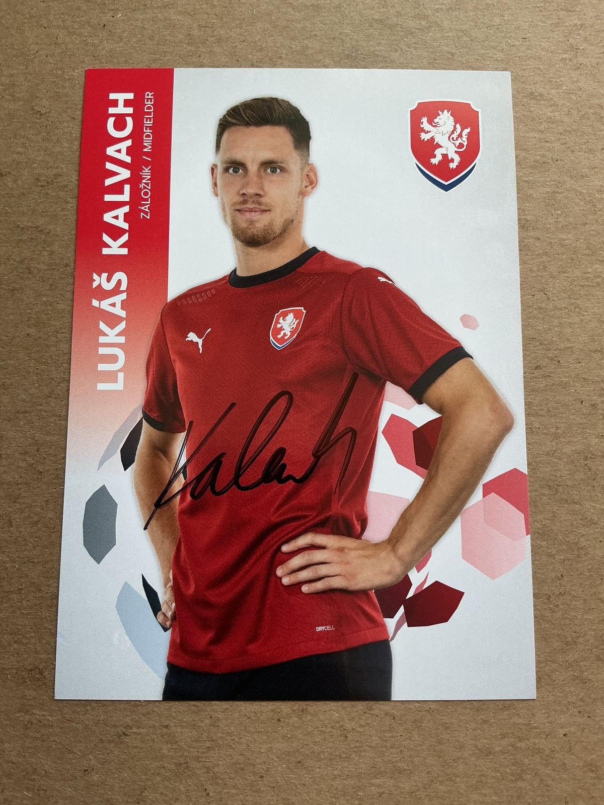 Lukáš Kalvach, Czech Republic 🇨🇿 UEFA Euro Cup 2020 hand signed - Autographs-World