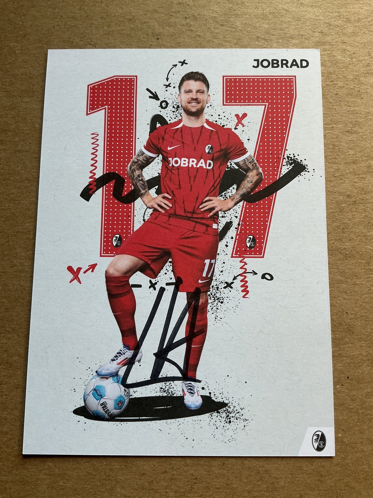 Lukas Kübler, Germany 🇩🇪 SC Freiburg 2024/25 hand signed - Autographs-World