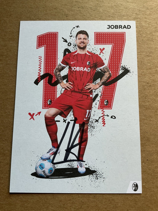 Lukas Kübler, Germany 🇩🇪 SC Freiburg 2024/25 hand signed - Autographs-World