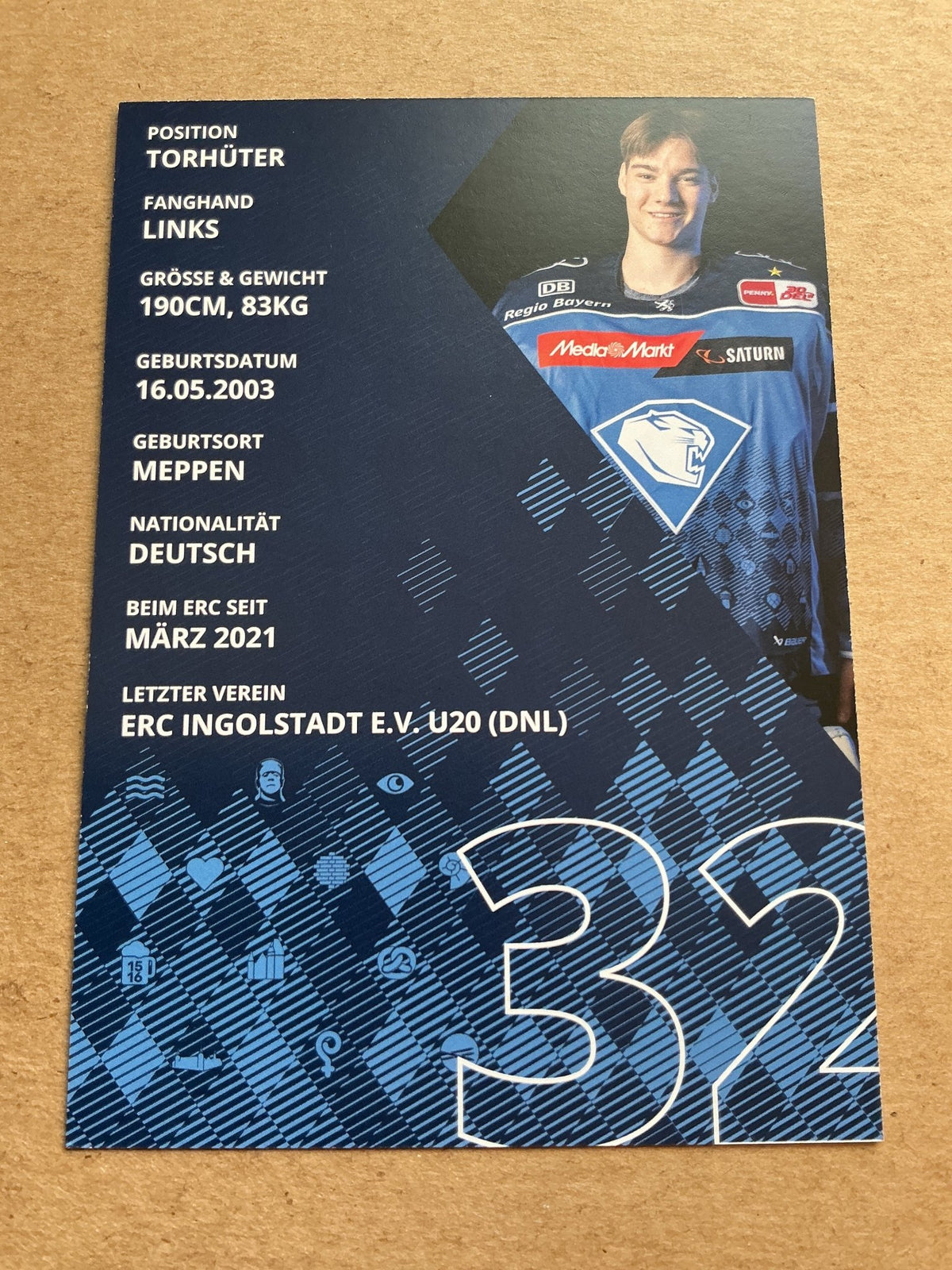 Lukas Schulte, Germany 🇩🇪 ERC Ingolstadt 2023/24 hand signed - Autographs-World