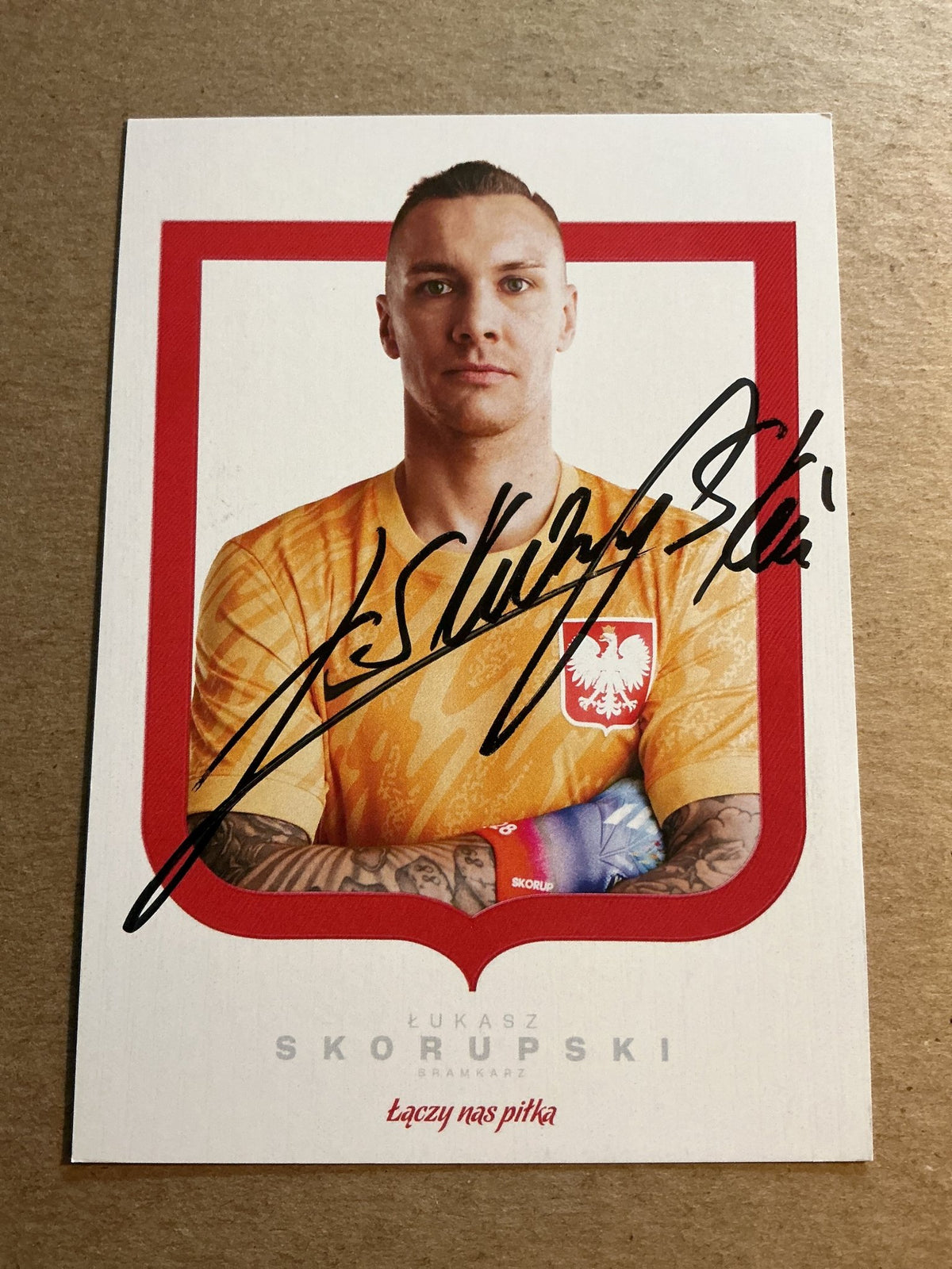 Lukas Skorupski, Poland 🇵🇱 UEFA Euro 2024 Bologna FC hand signed - Autographs-World