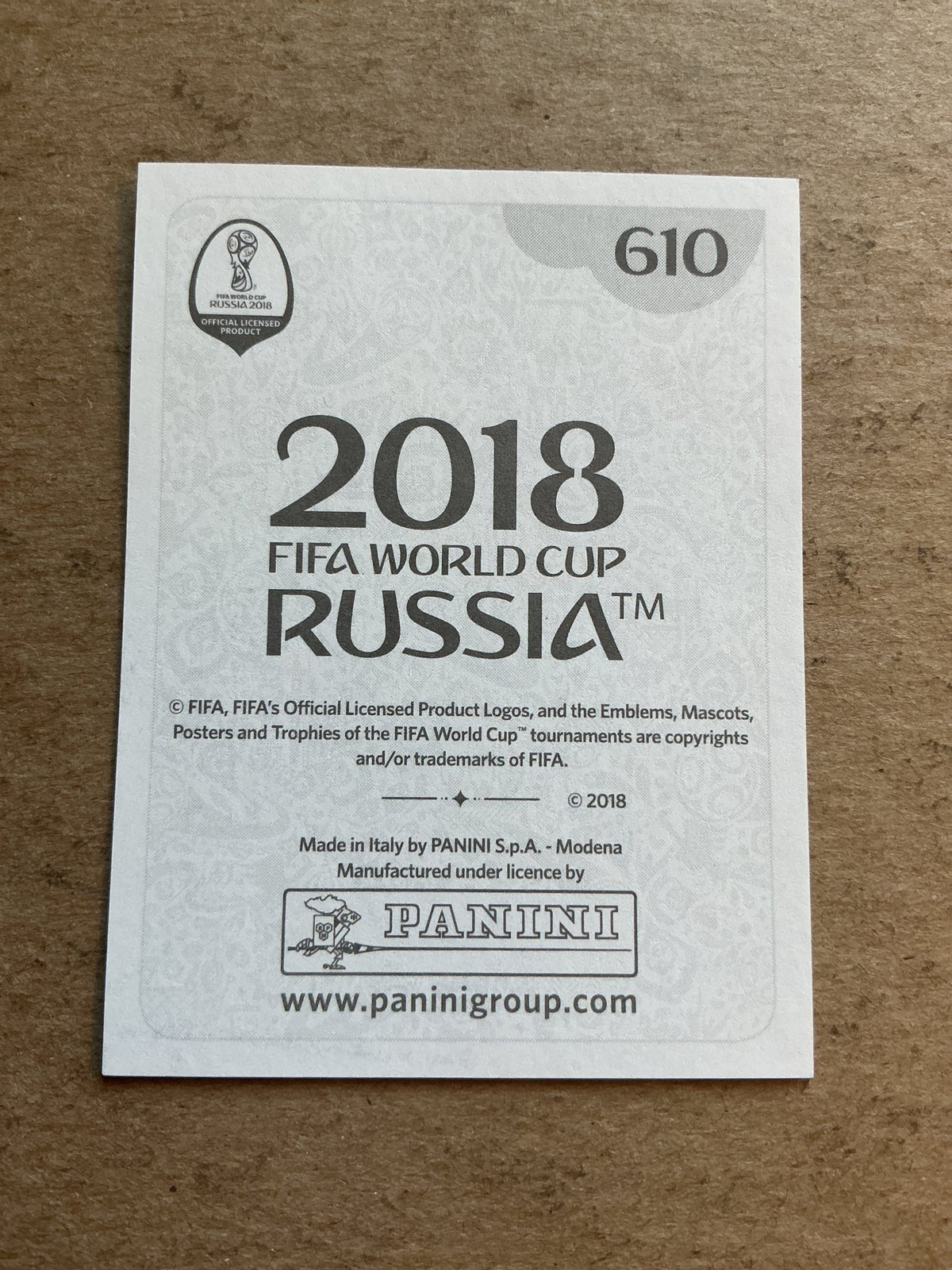 Łukasz Teodorczyk, Poland 🇵🇱 FIFA World Cup 2018 Panini hand signed - Autographs-World