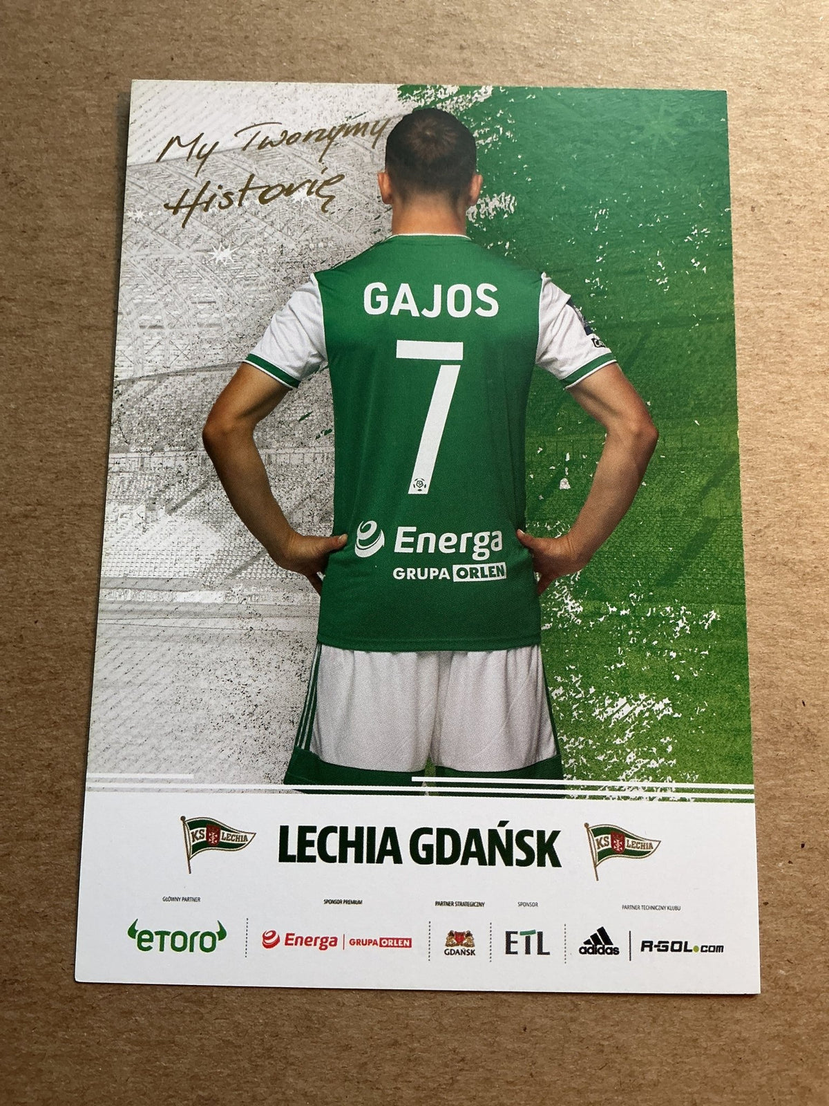 Maciej Gajos, Poland 🇵🇱 Lechia Gdansk 2022/23 hand signed - Autographs-World