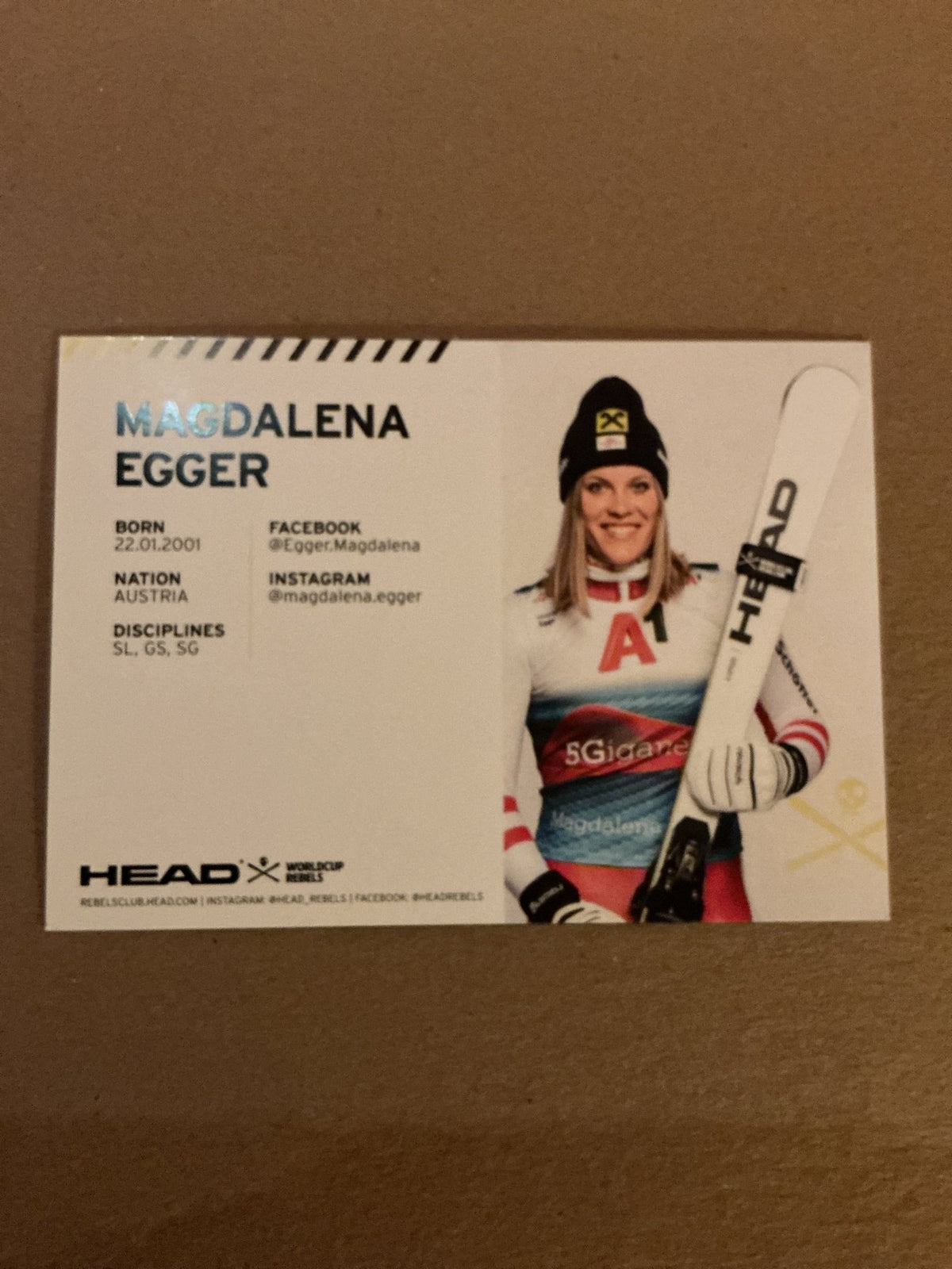 Magdalena Egger, Austria 🇦🇹 Alpin 2023/24 hand signed - Autographs-World