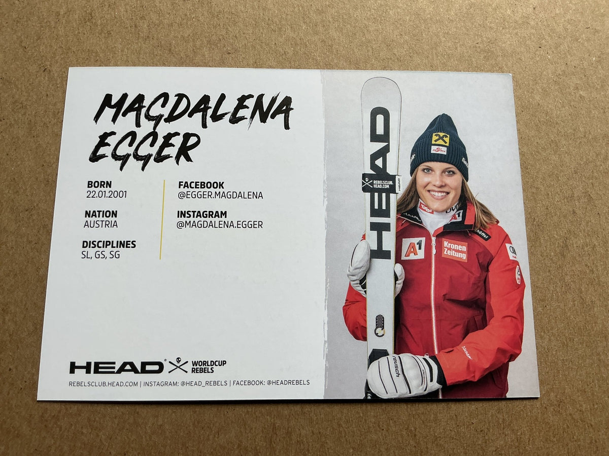 Magdalena Egger, Austria 🇦🇹 Alpine Winter Sports 2024/25 hand signed - Autographs-World